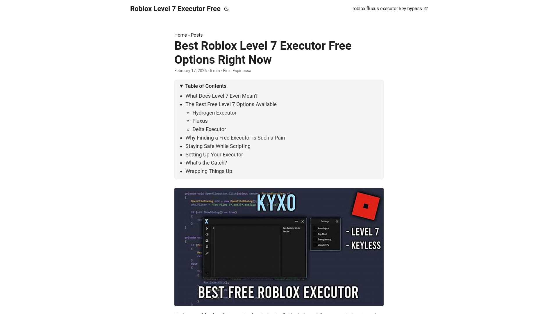 website screenshot of https://roblox-level-7-executor-free.pages.dev/