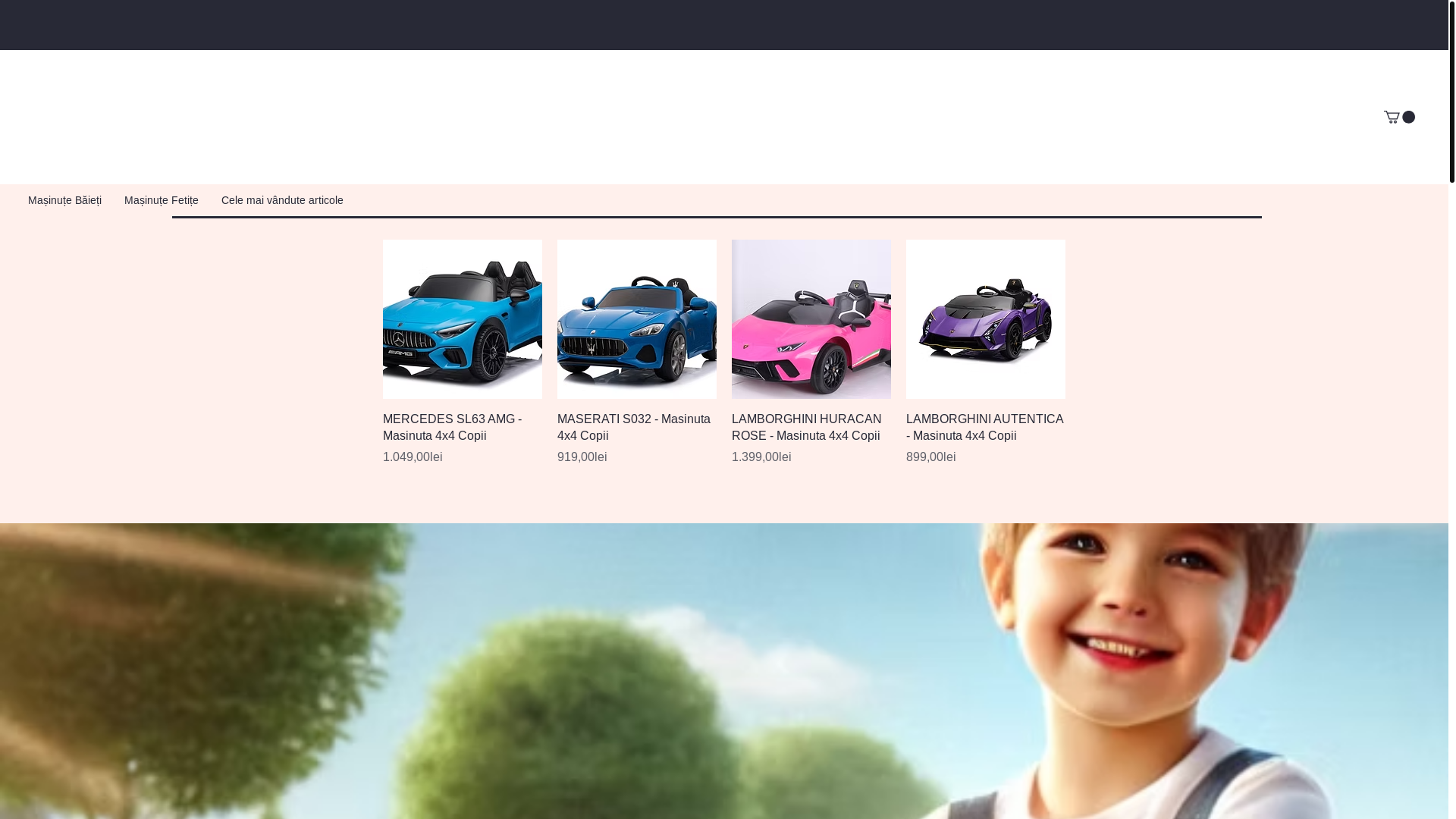 website screenshot of https://joshiland.ro/