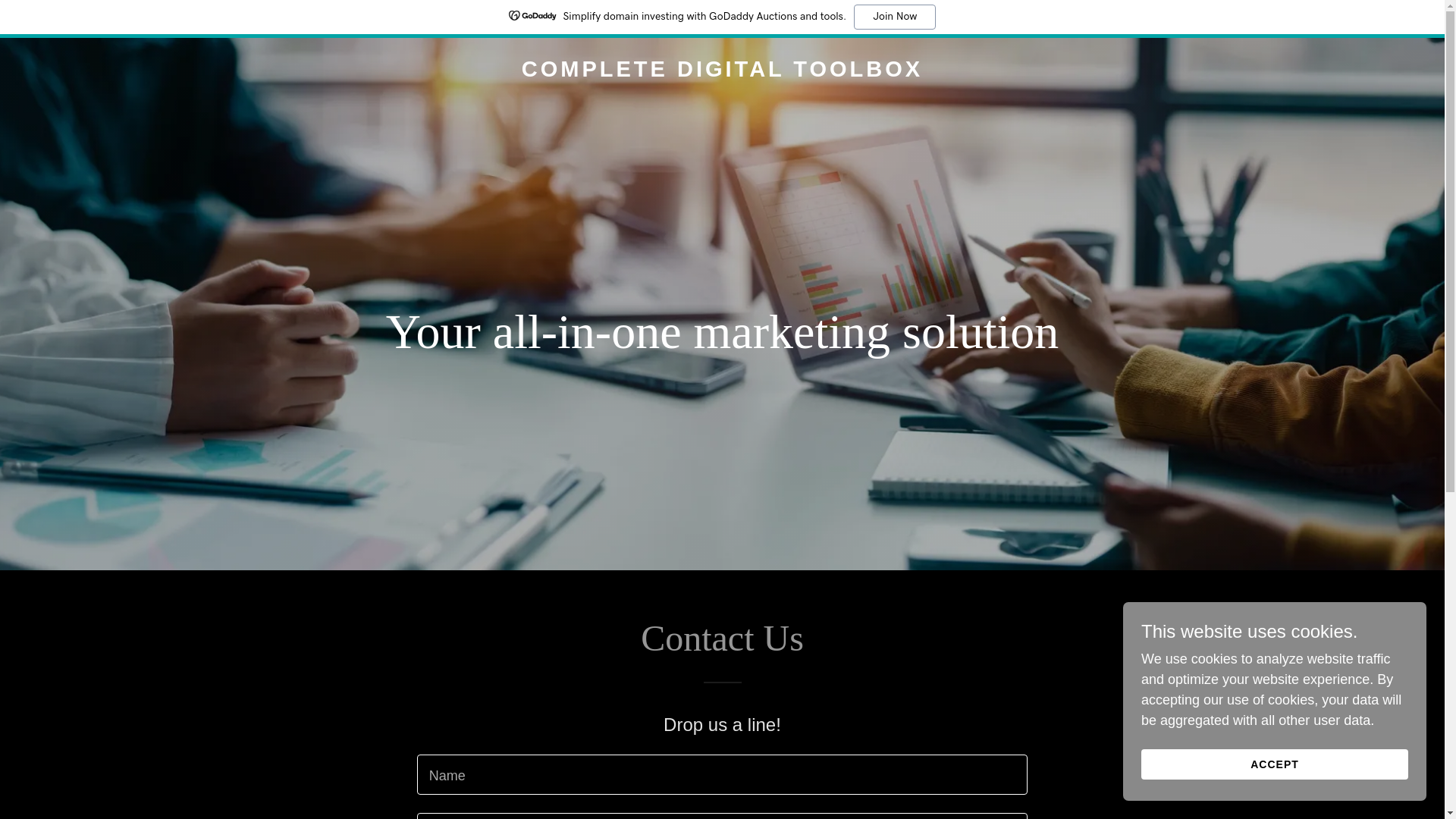 website screenshot of https://completedigitaltoolbox.com.au/