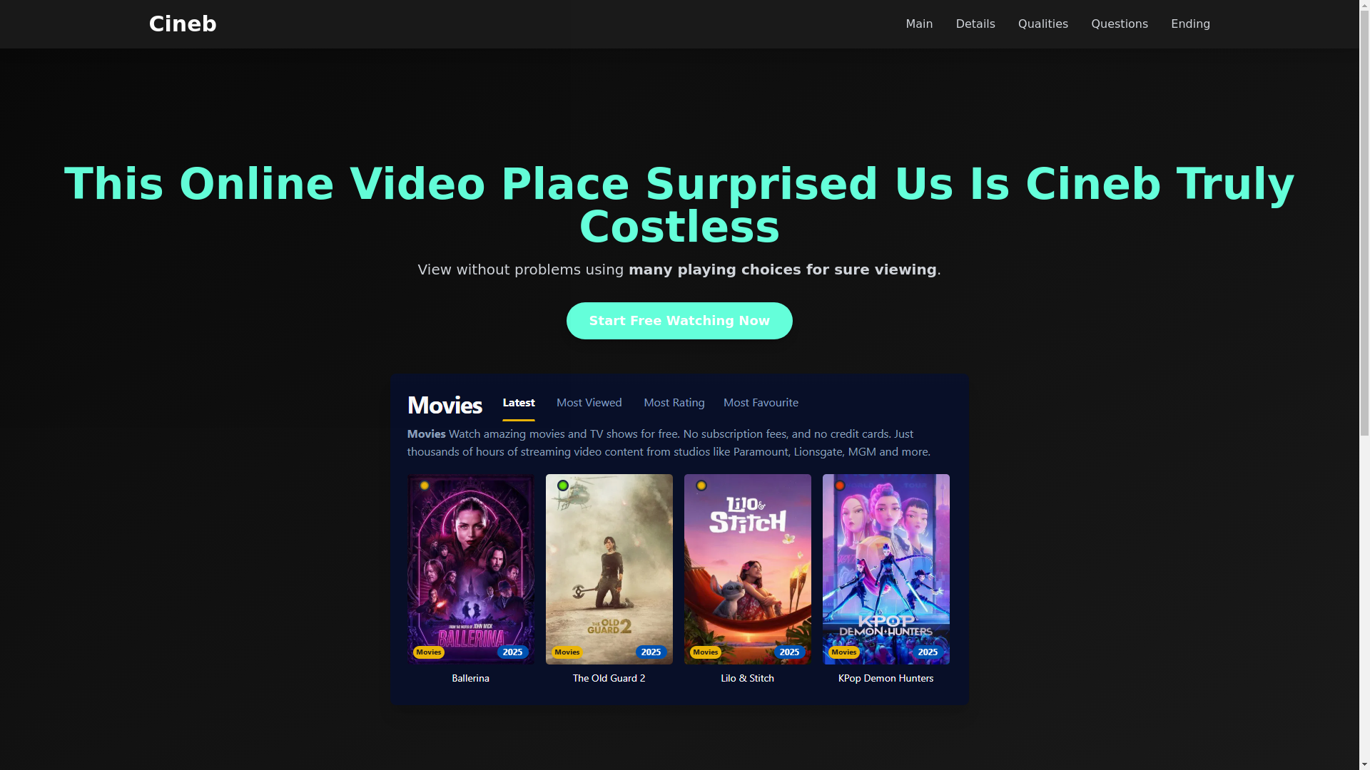 website screenshot of https://cineb-qdgd.pages.dev/