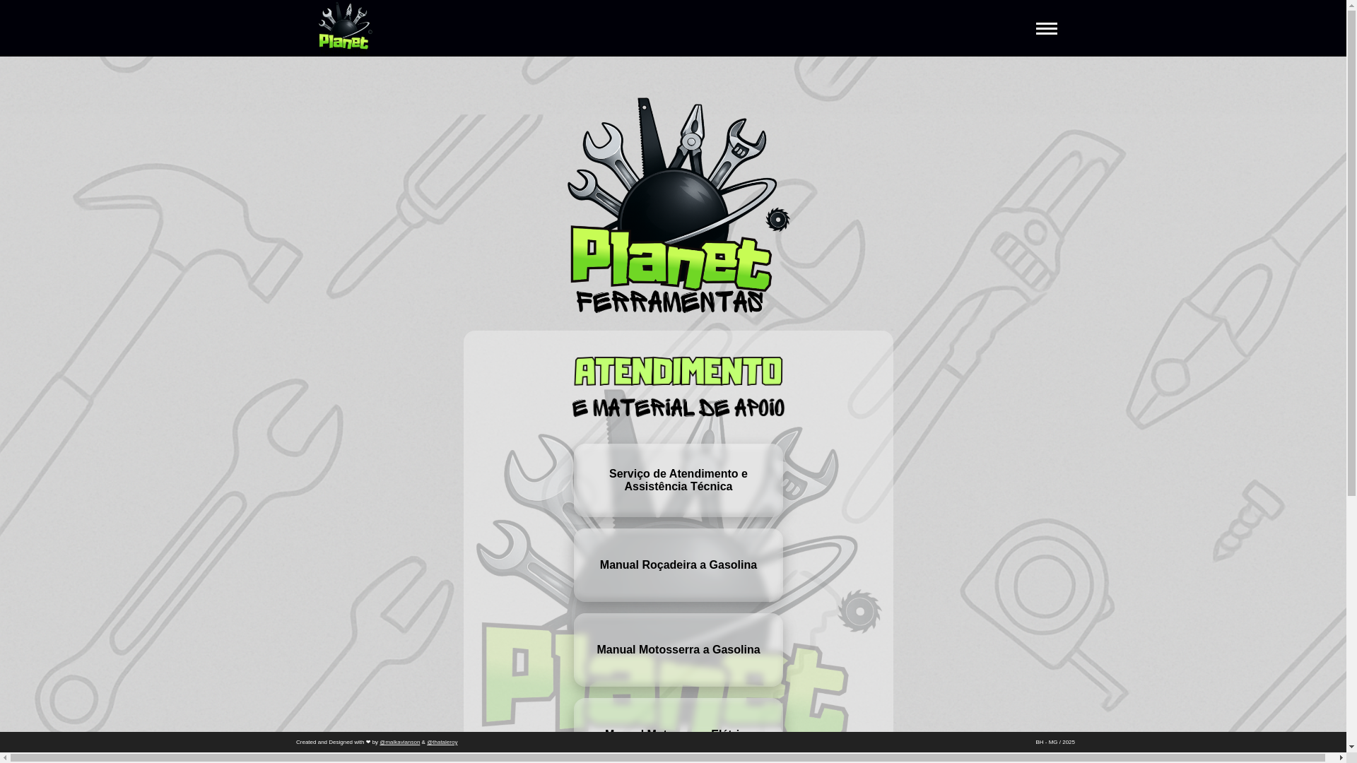 website screenshot of https://planetferramentas.com.br/