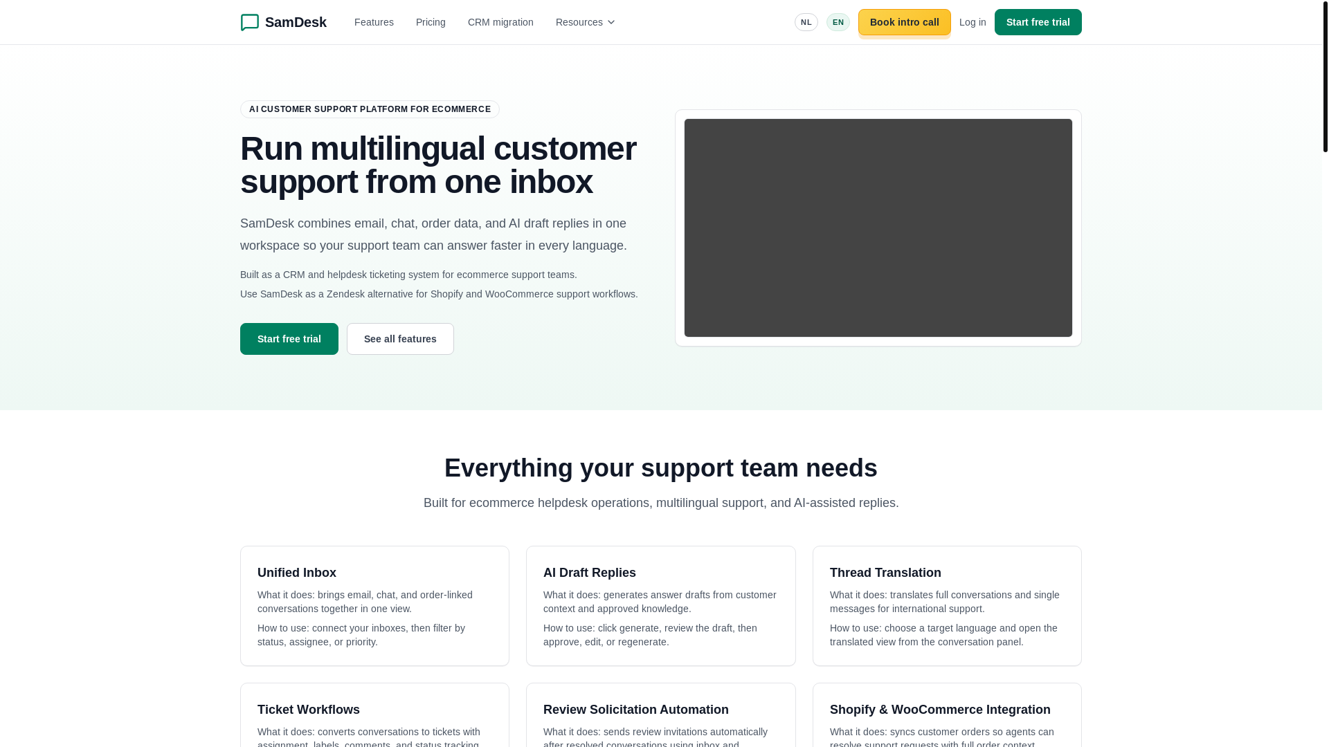 website screenshot of https://richpanel.nl/