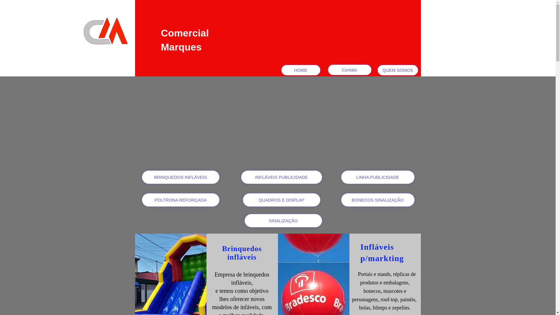 website screenshot of https://comercial-marques-so.com/