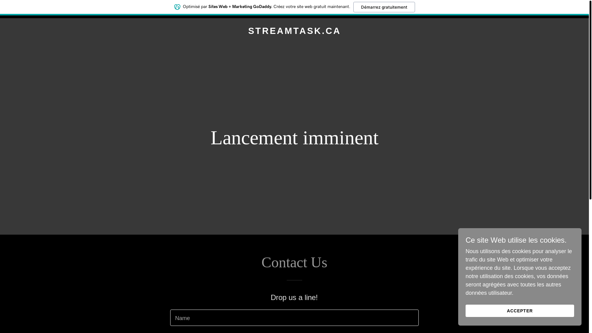 website screenshot of https://streamleanindustry.ca/