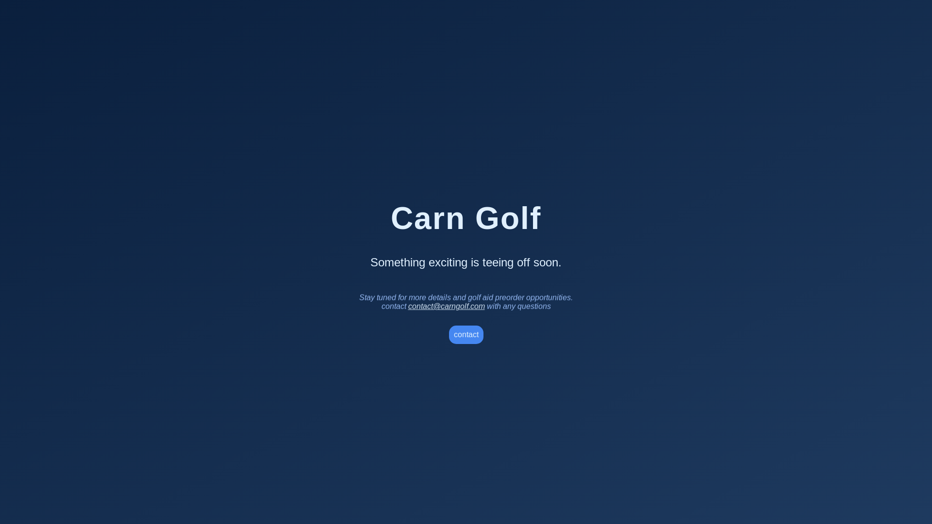 website screenshot of https://carngolf-comingsoon.pages.dev/