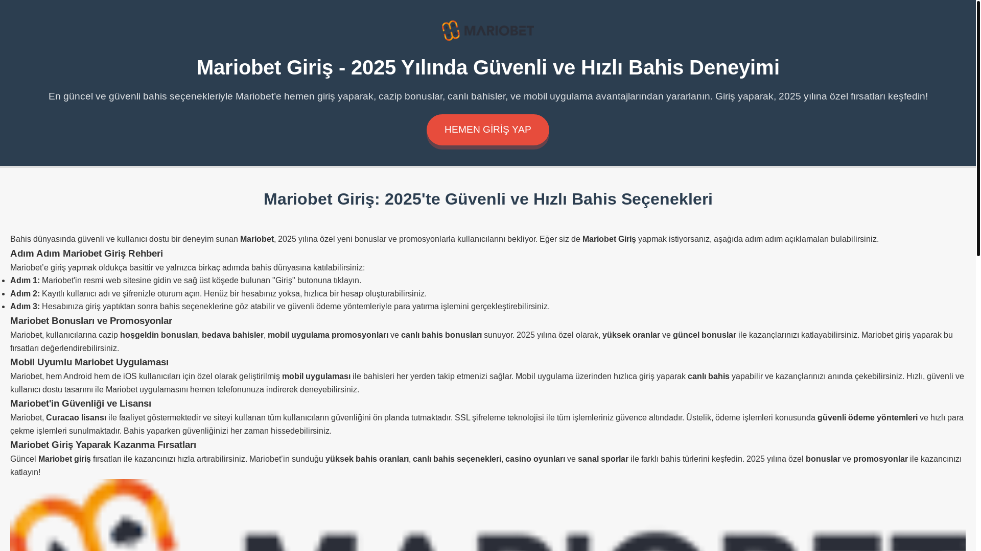 website screenshot of https://mariobettgiriss.com/