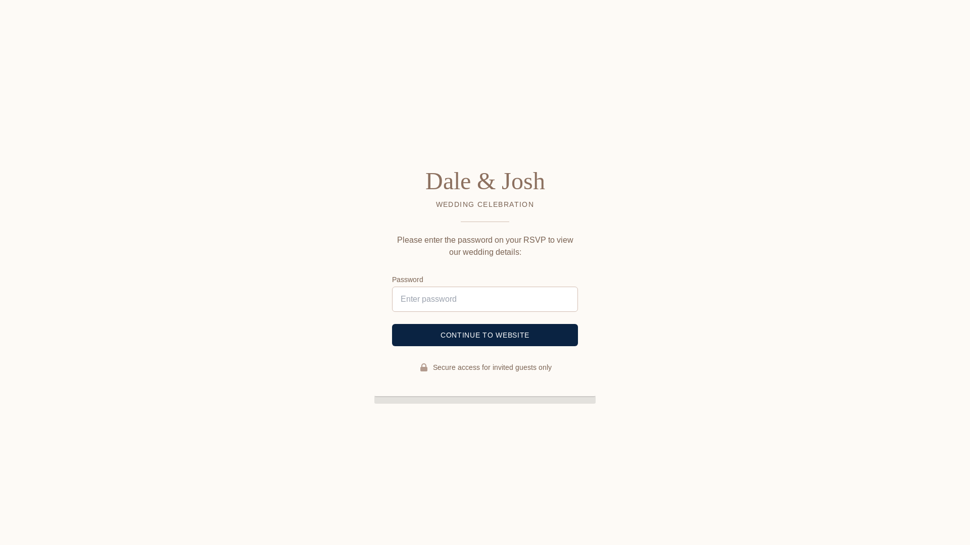 website screenshot of https://daleandjoshwedding.pages.dev/