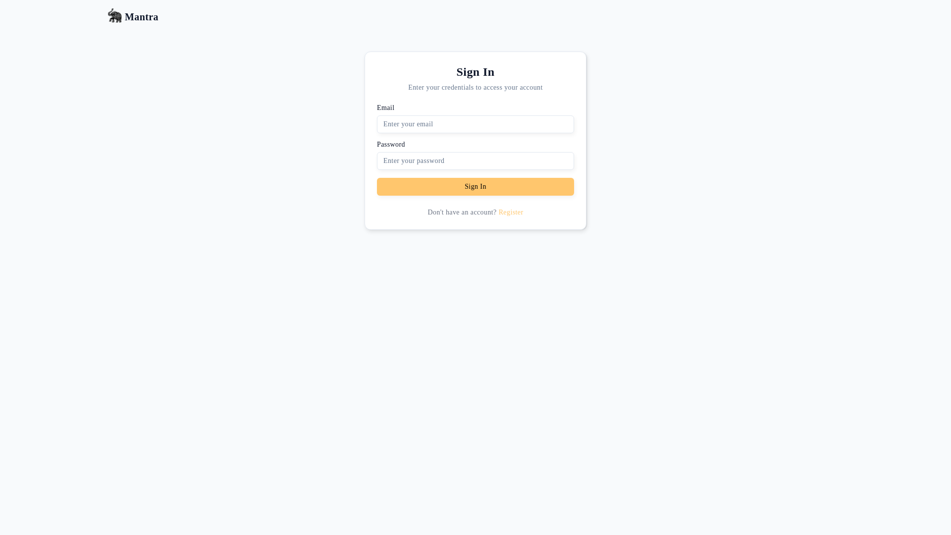 website screenshot of https://mantra-frontend.pages.dev/