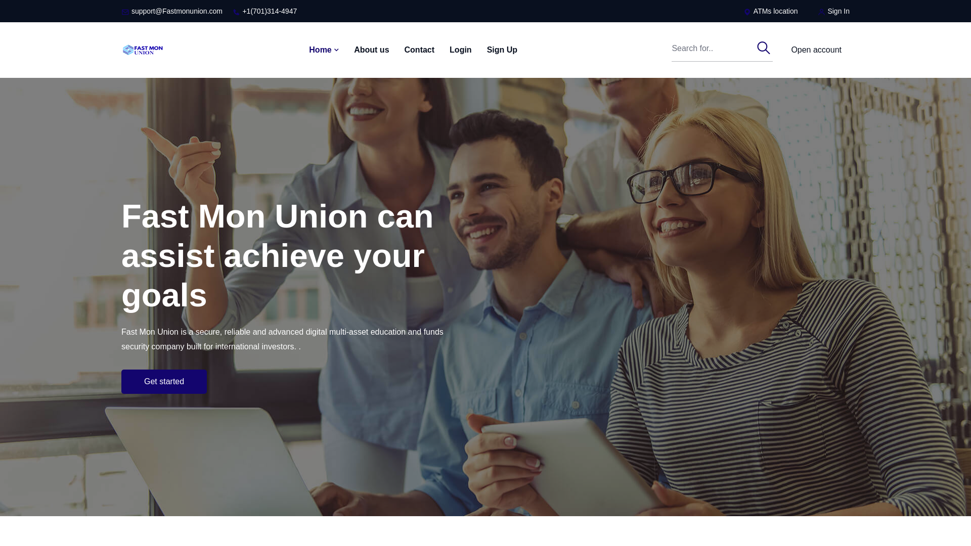 website screenshot of https://fastmonunion.com/