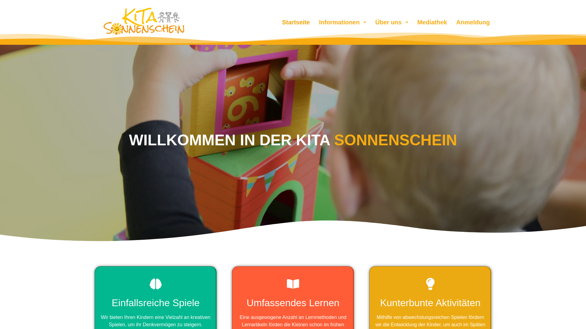 website screenshot of https://sonnenschein-schapen.de/