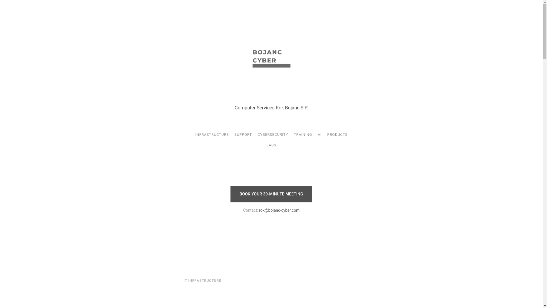 website screenshot of https://bojanc-cyber-com.pages.dev/