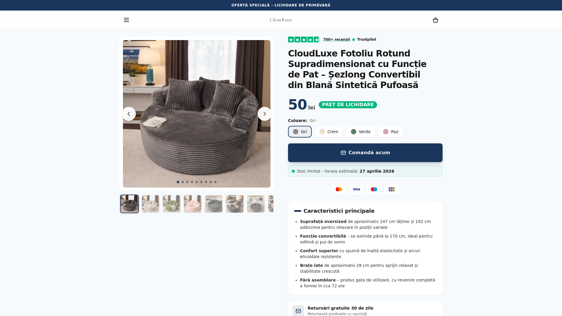 website screenshot of https://cloudluxeroundplushsofa.pages.dev/