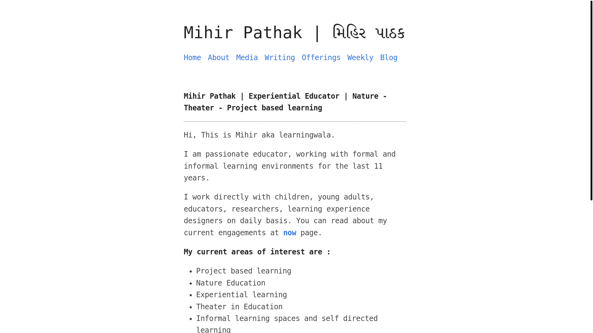 website screenshot of https://learningwala-in.pages.dev/