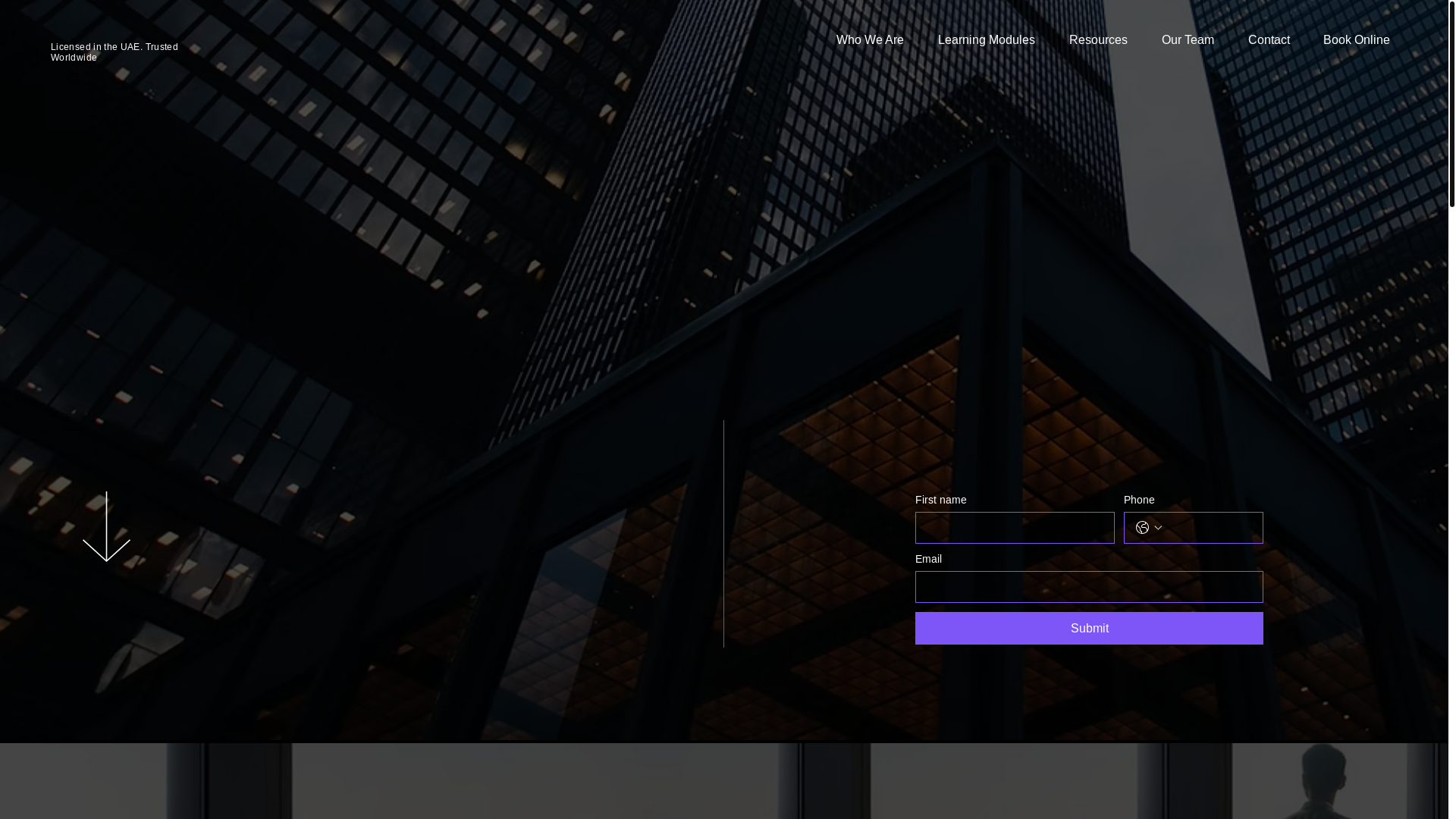 website screenshot of https://trustedlaw.site/