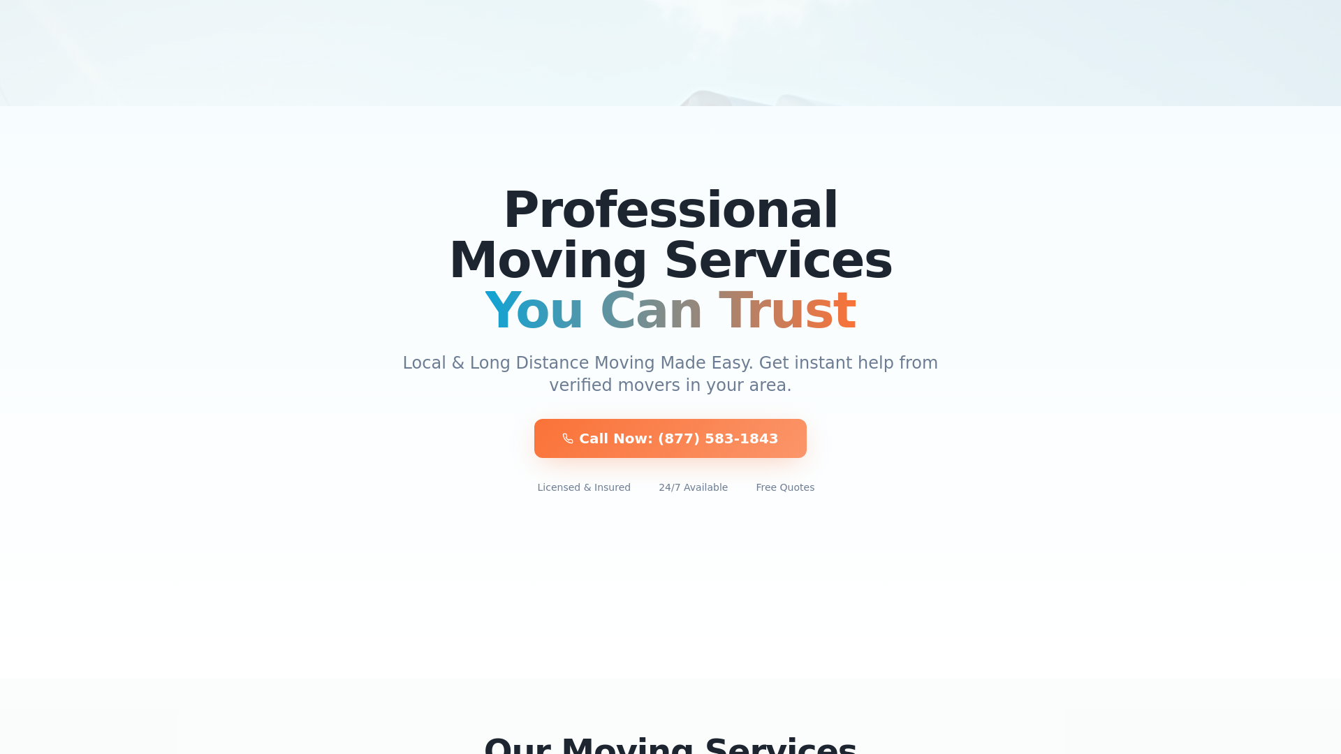 website screenshot of https://movingimage-productions.com/