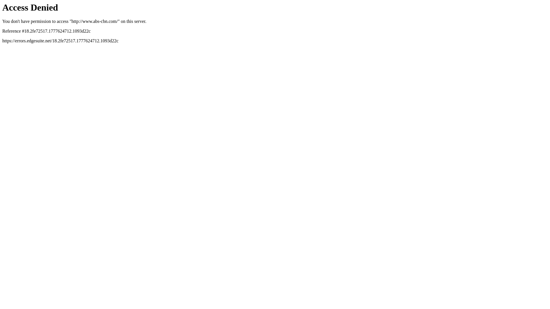 website screenshot of https://www.abs-cbn.com/