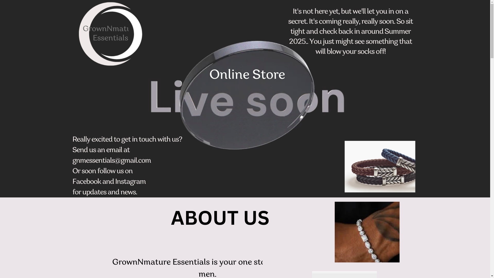 website screenshot of https://gnmessentials.com/