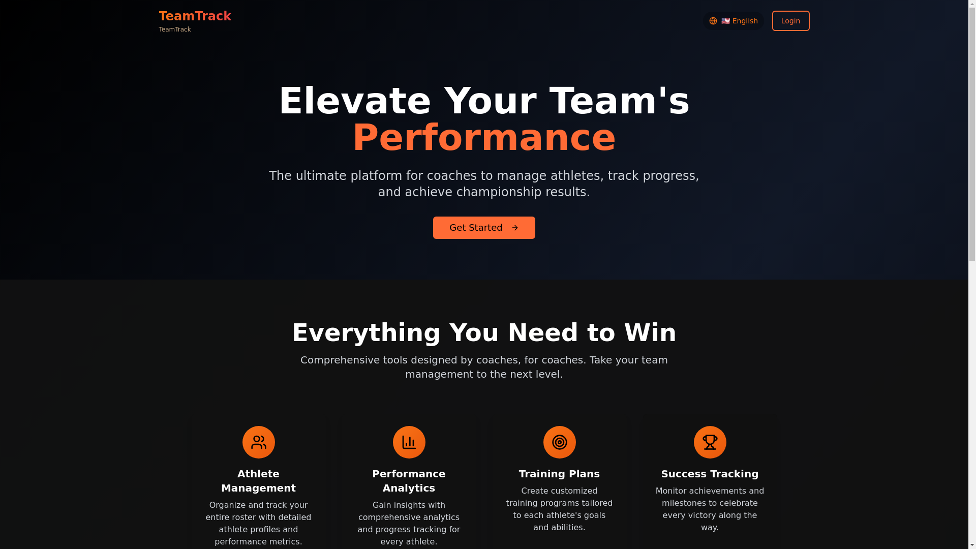 website screenshot of https://team-tracker-pro.pages.dev/