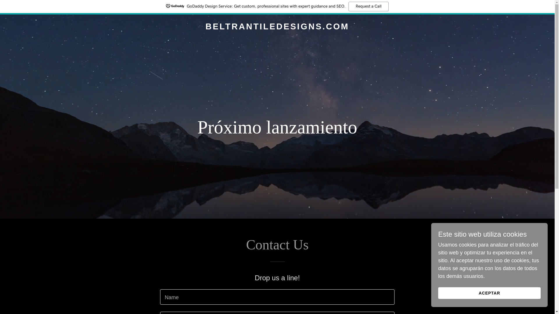 website screenshot of https://beltrantiledesigns.com/