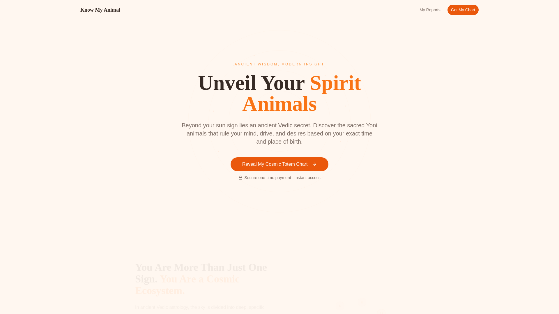 website screenshot of https://knowmyanimal.com/