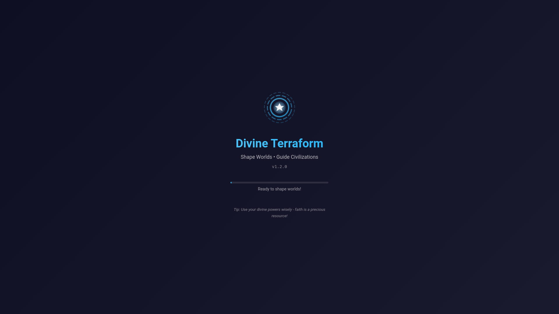 website screenshot of https://divine-terraform.pages.dev/