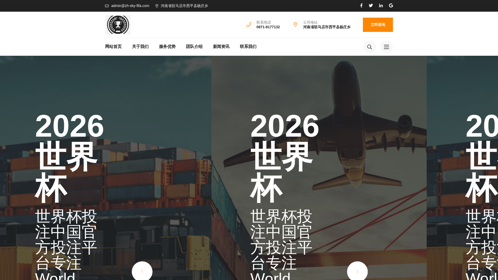 website screenshot of https://zh-sky-fifa.com/