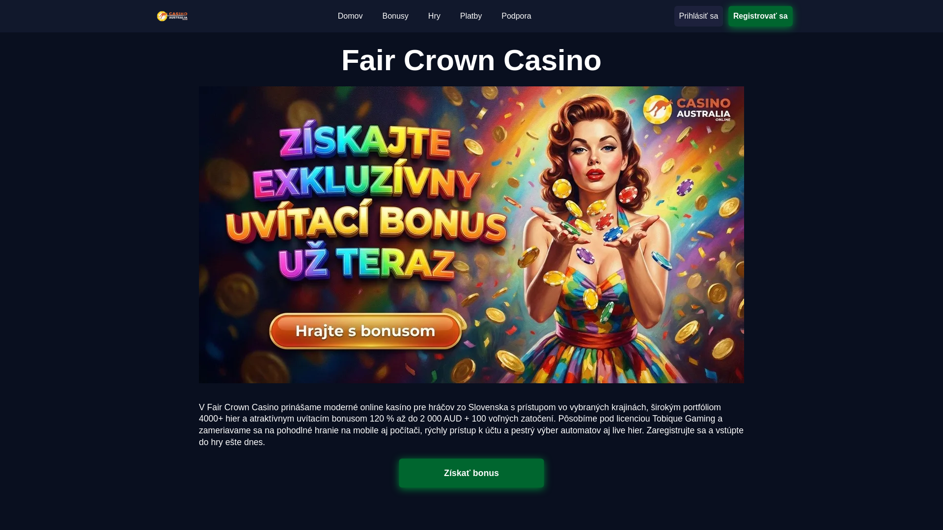 website screenshot of https://faircrown-sk-49456.pages.dev/