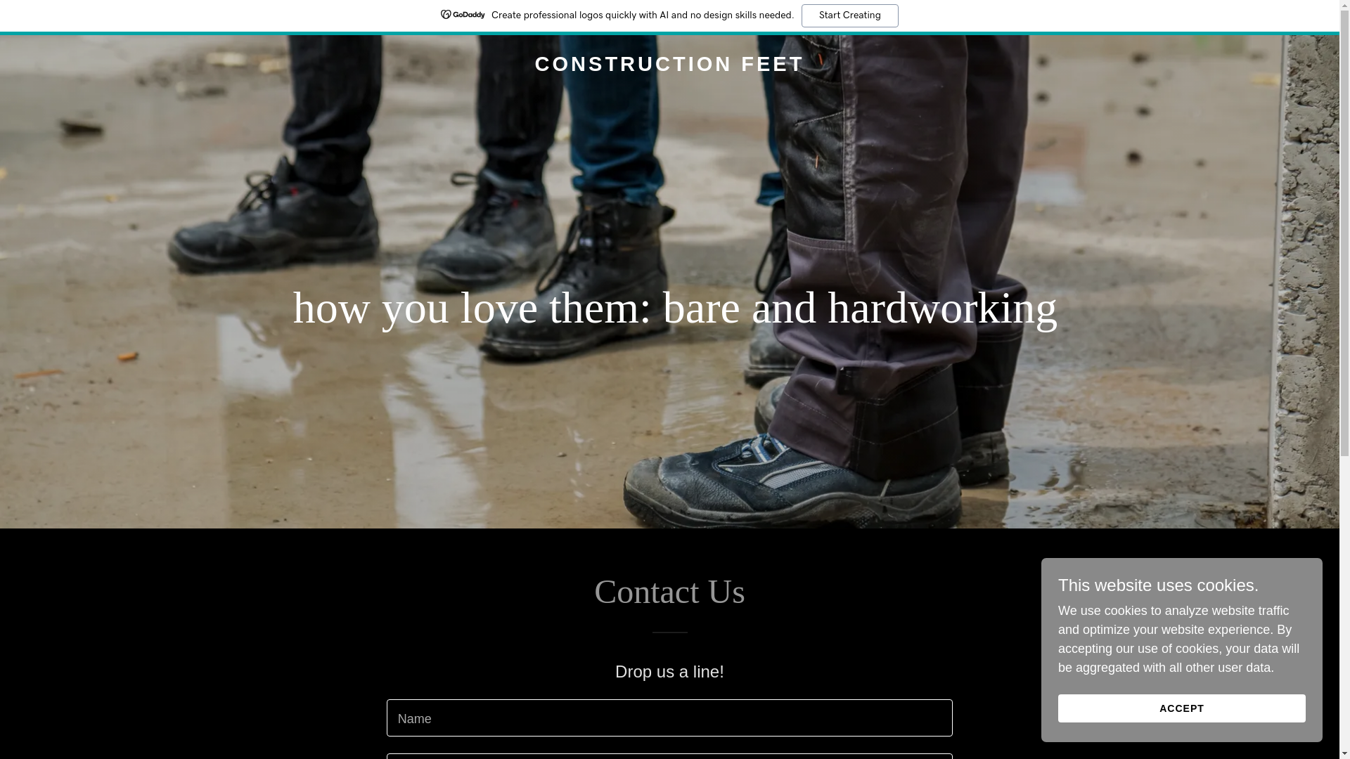 website screenshot of https://constructionfeet.com/