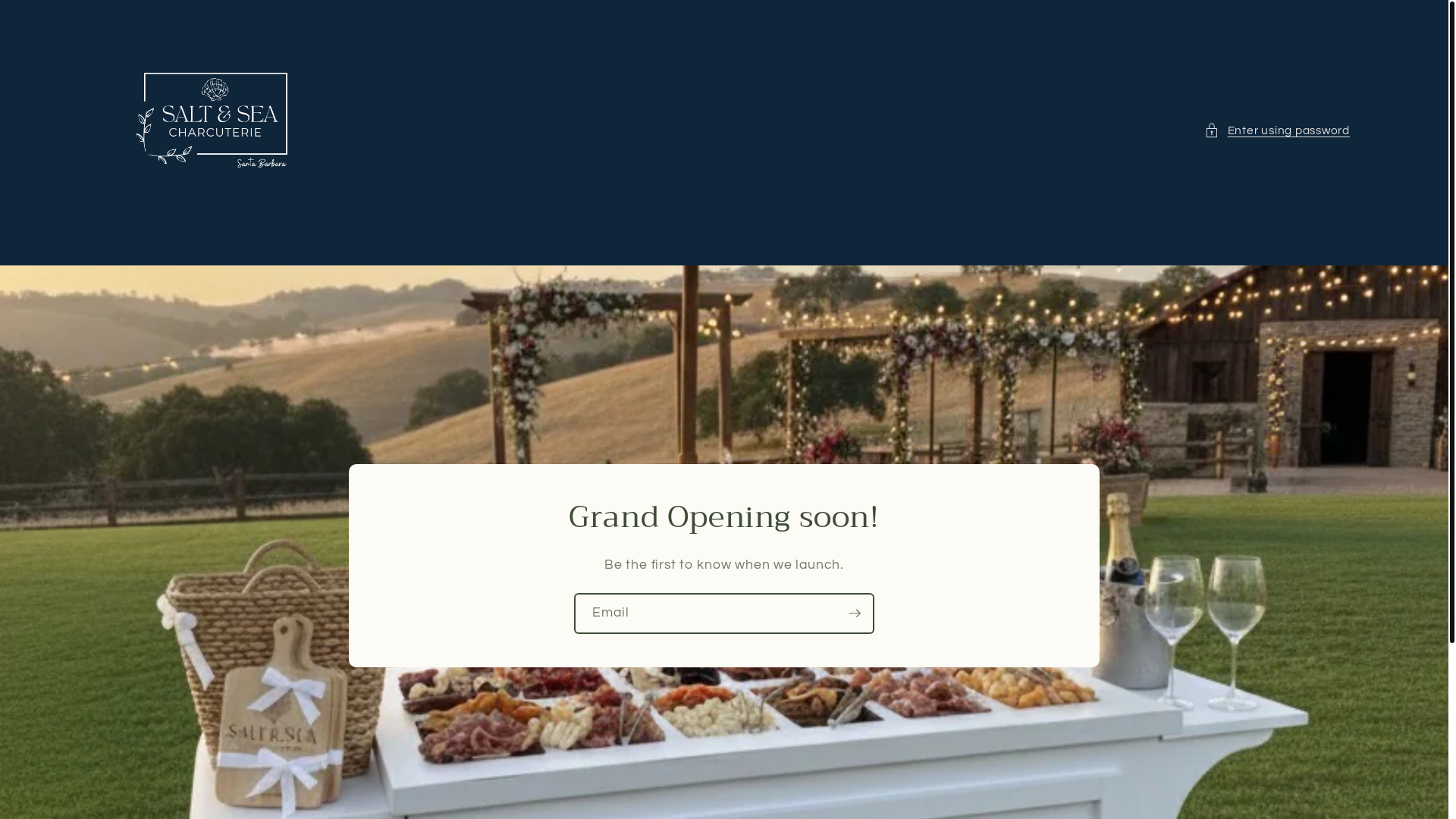 website screenshot of https://saltandseacharcuterieevents.com/