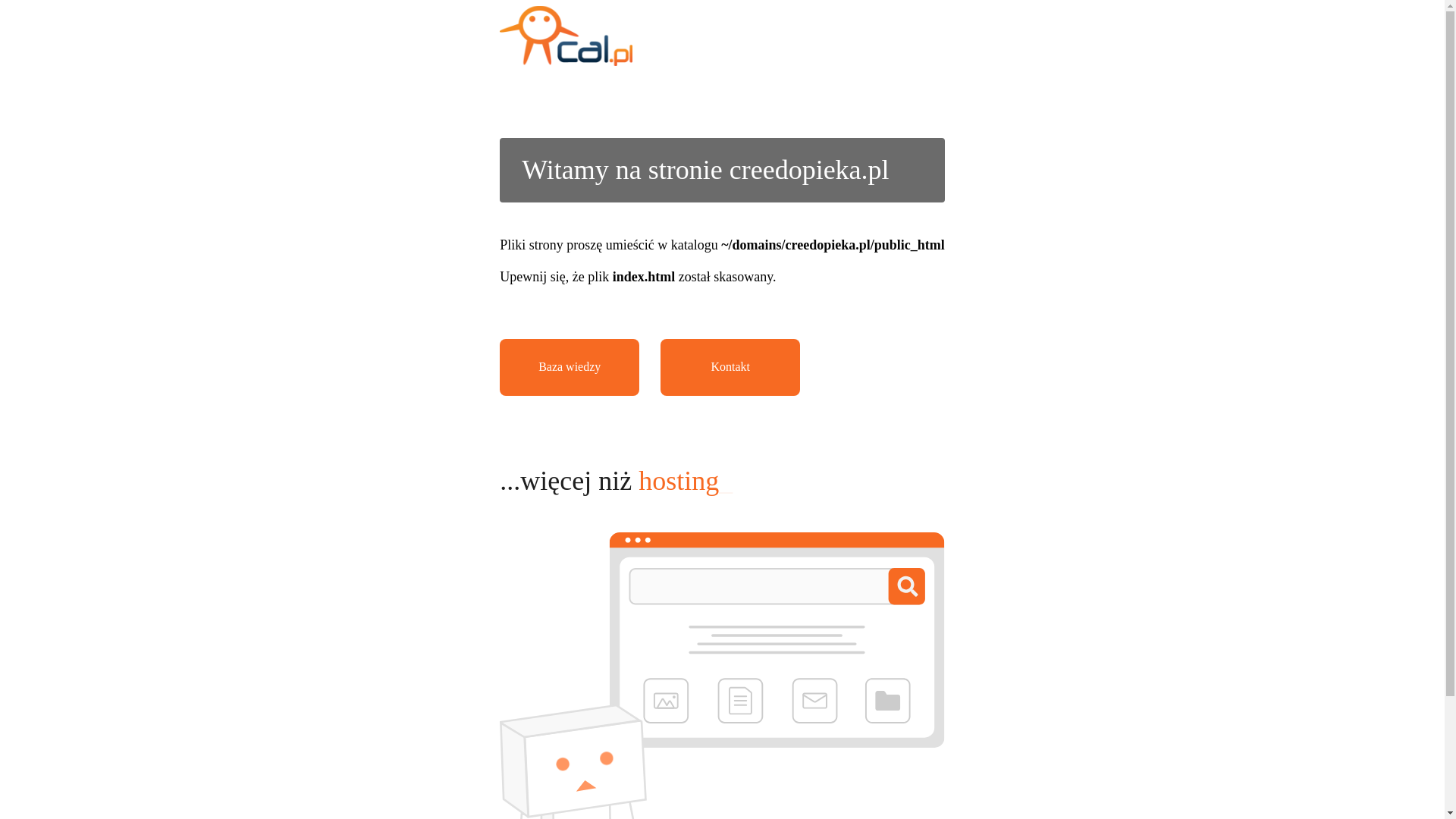 website screenshot of https://creedopieka.pl/