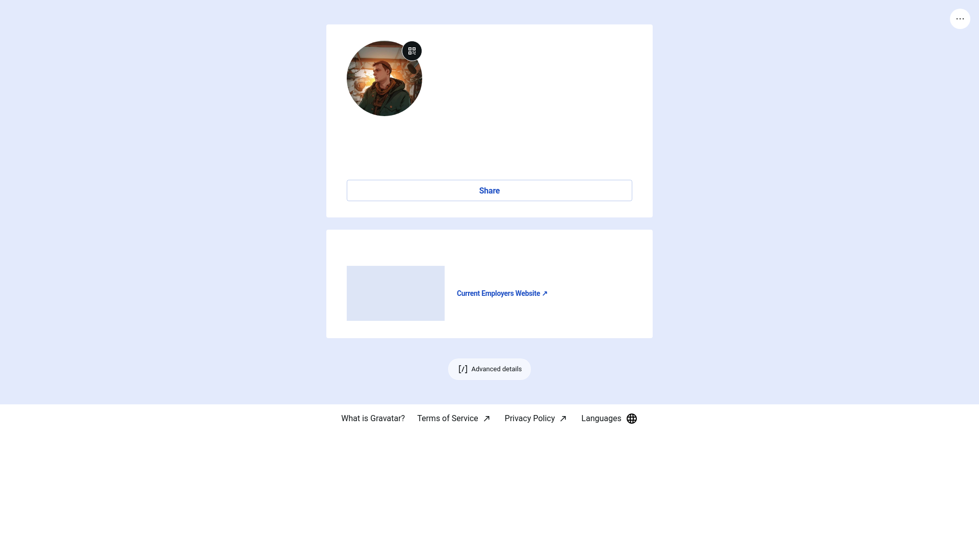 website screenshot of https://paulcrooks.link/