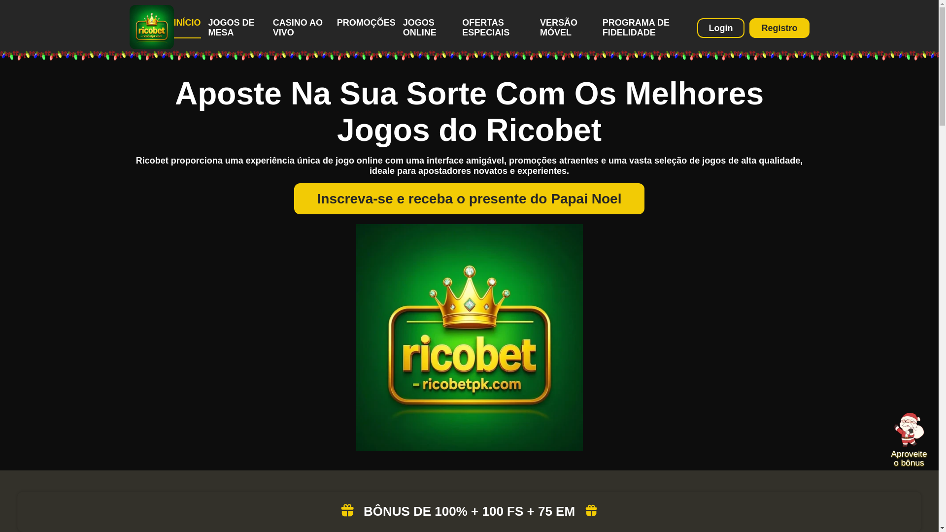 website screenshot of https://ricobetpk.com/