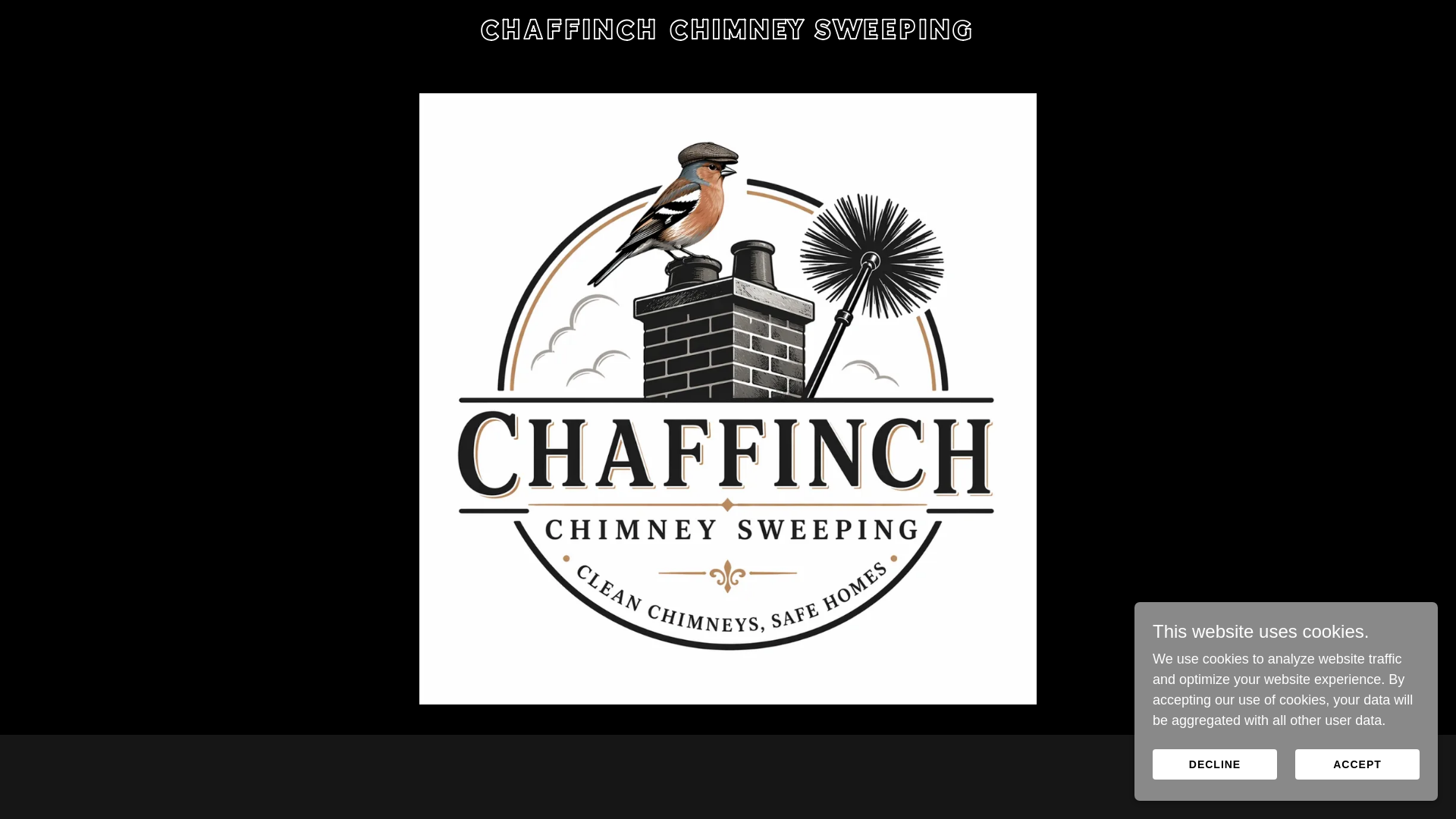 website screenshot of https://chaffinchchimneys.co.uk/