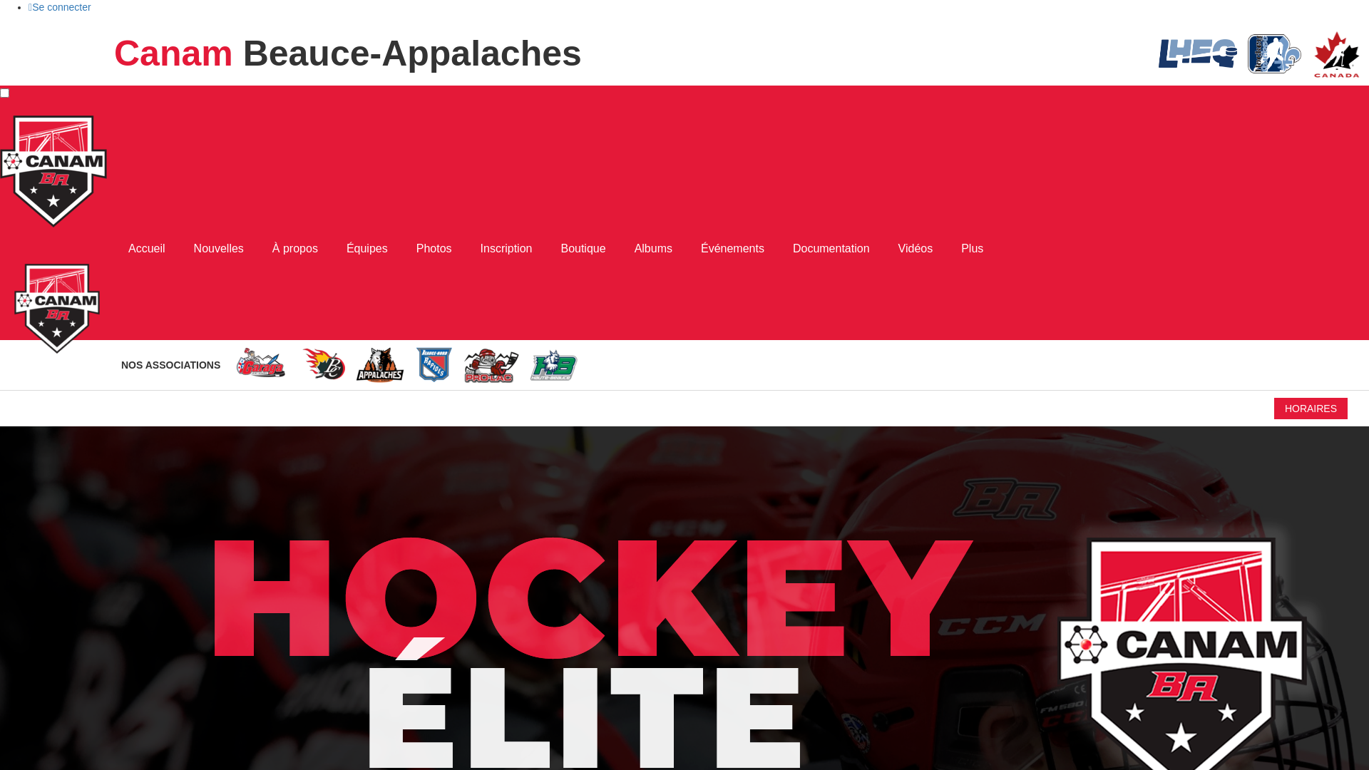 website screenshot of https://www.canam-ba.com/