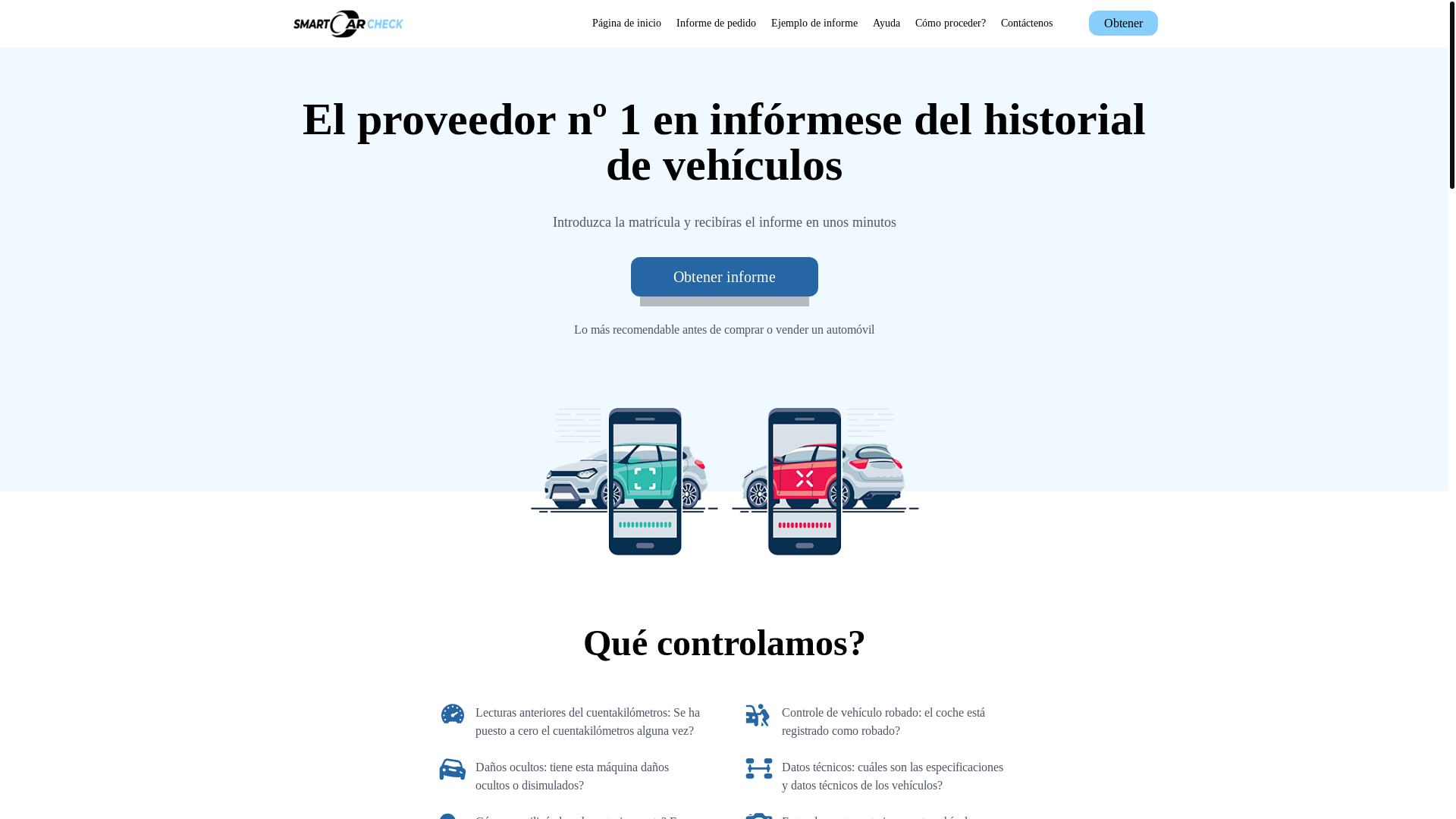 website screenshot of https://checkdetallado.com/