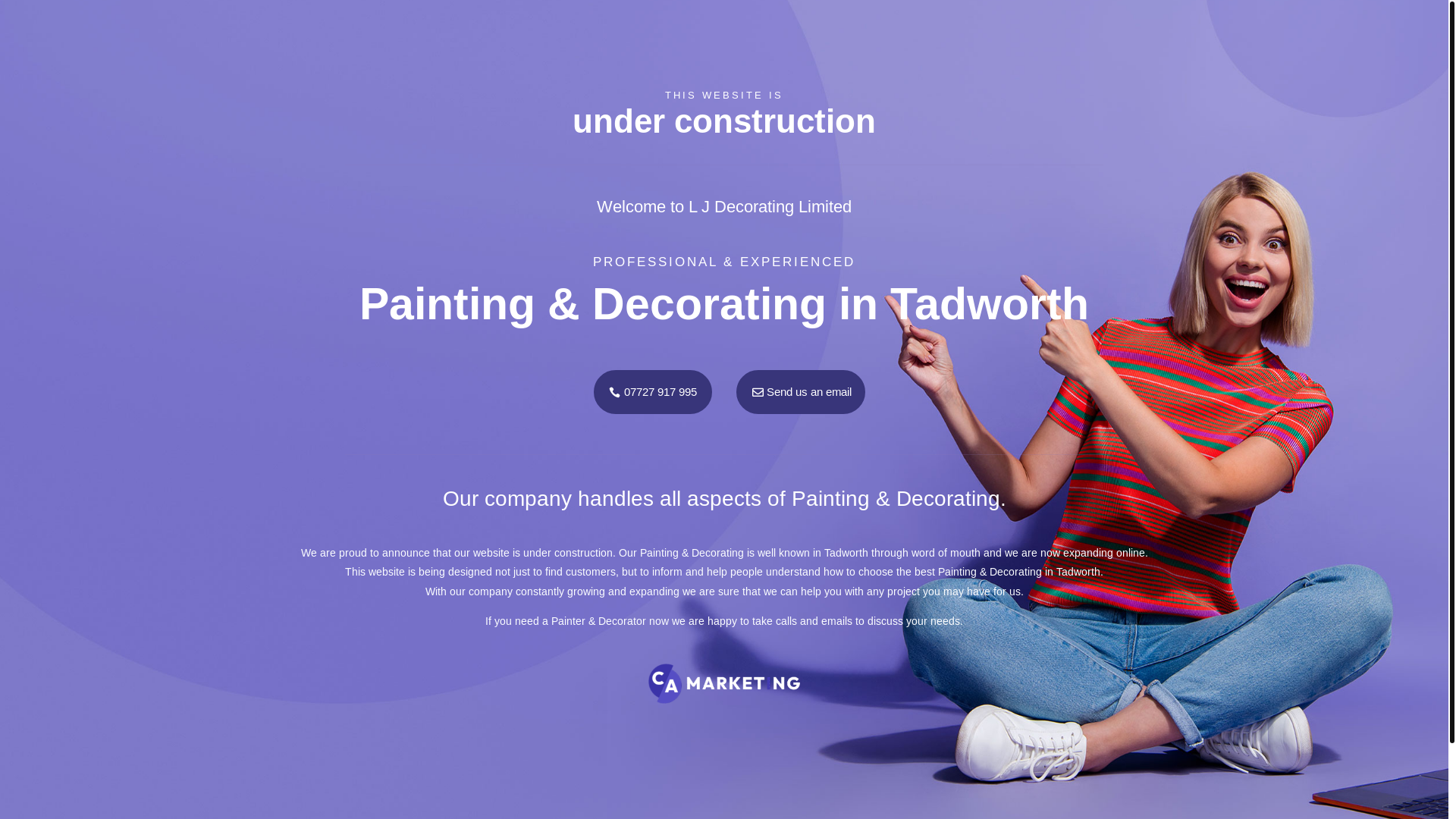 website screenshot of https://ljdecoratinglimited.co.uk/
