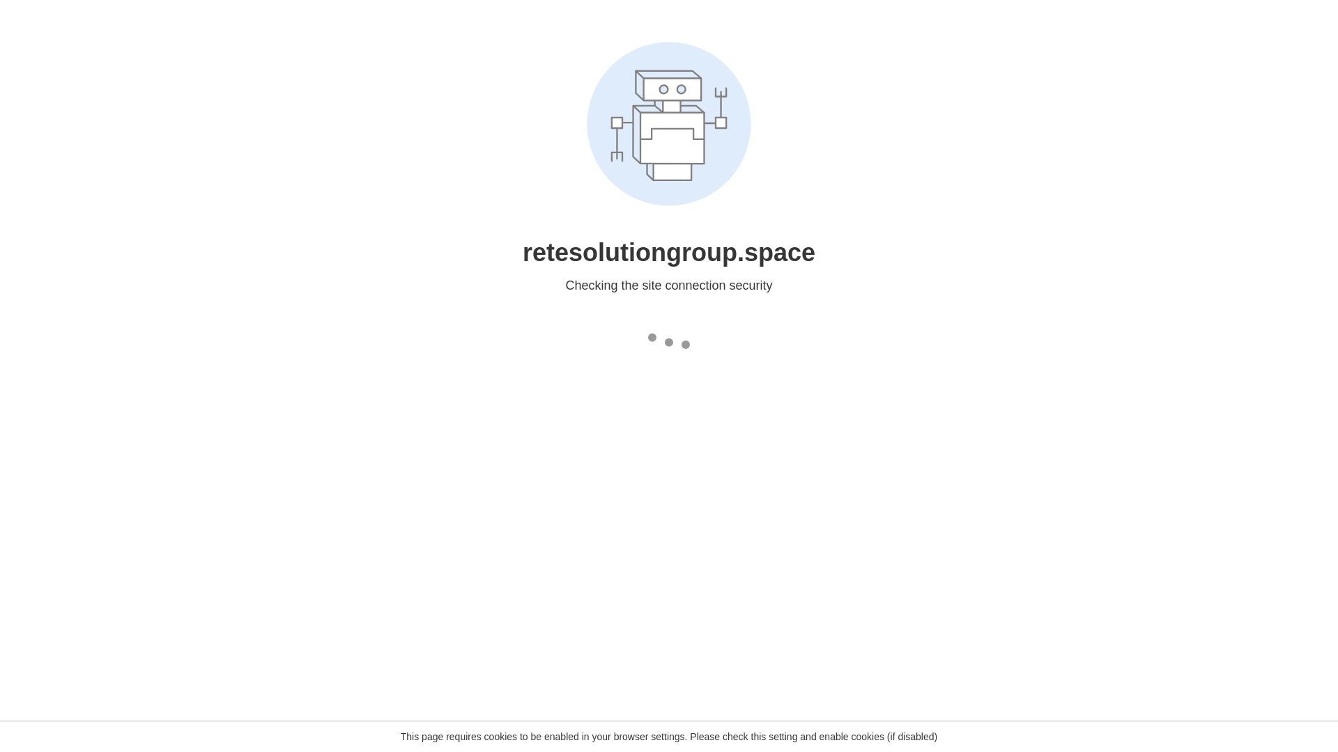 website screenshot of https://retesolutiongroup.space/