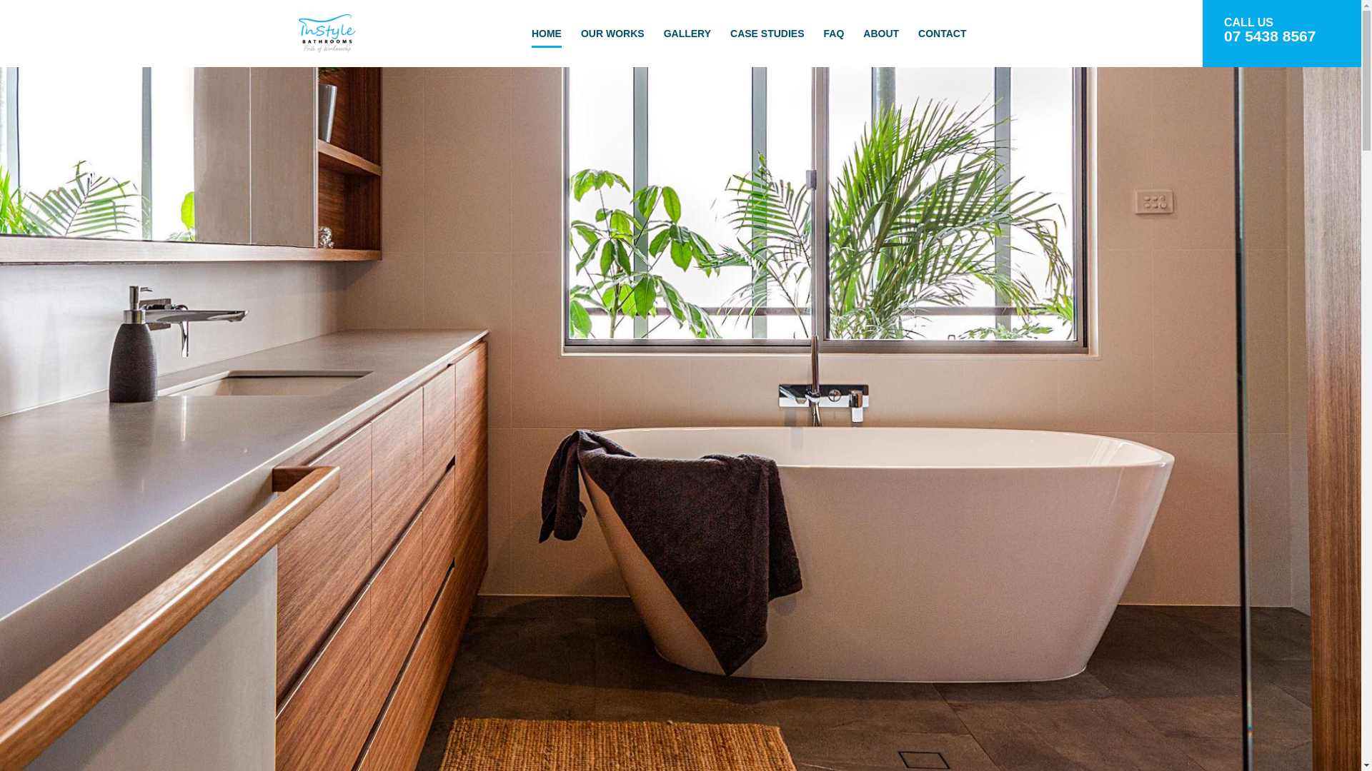 website screenshot of https://instylebathroomsqld.online/