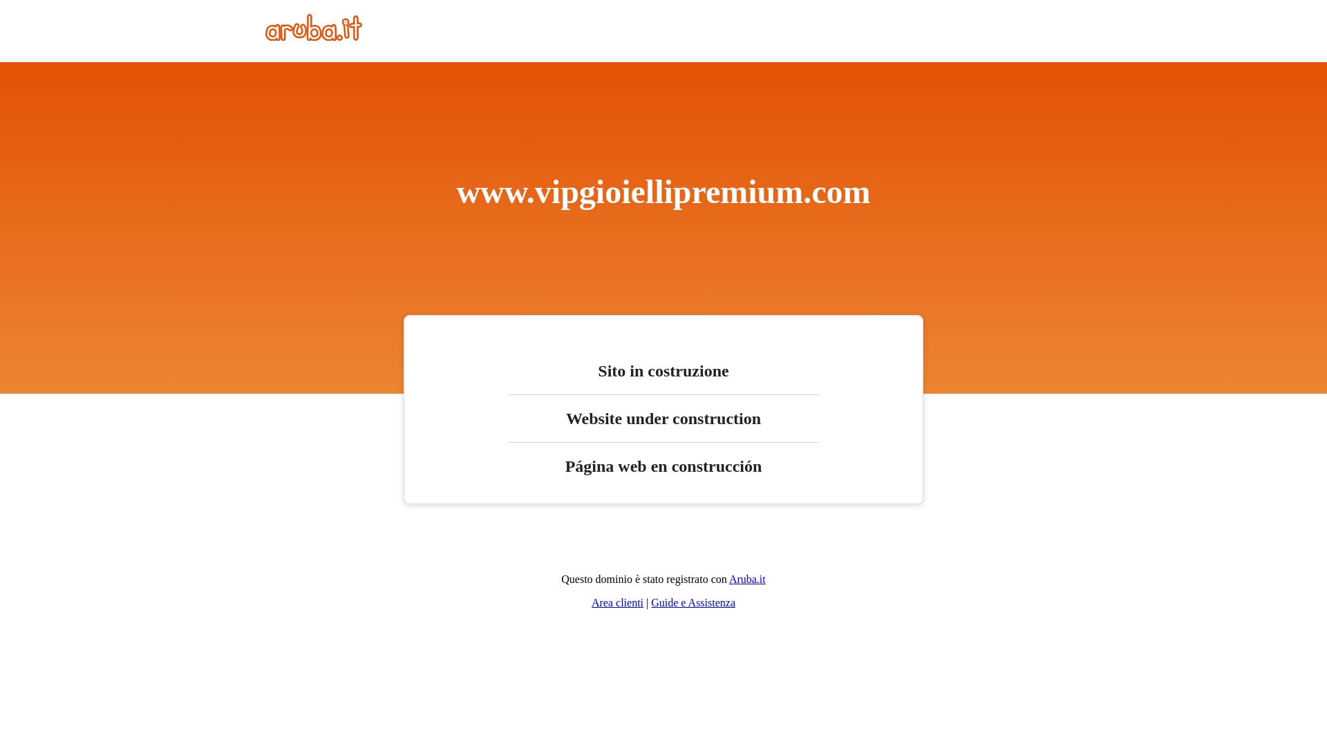 website screenshot of https://vipgioiellipremium.com/