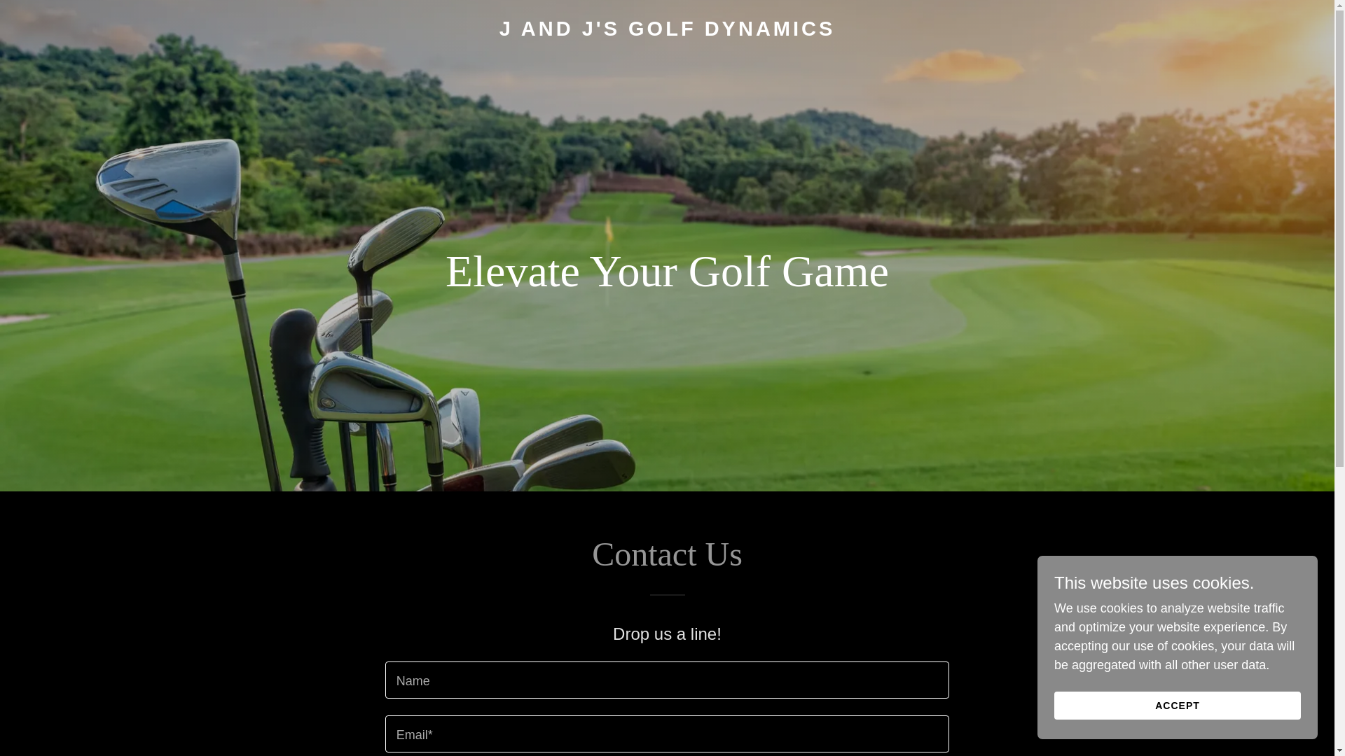 website screenshot of https://jjgolfdynamics.com/