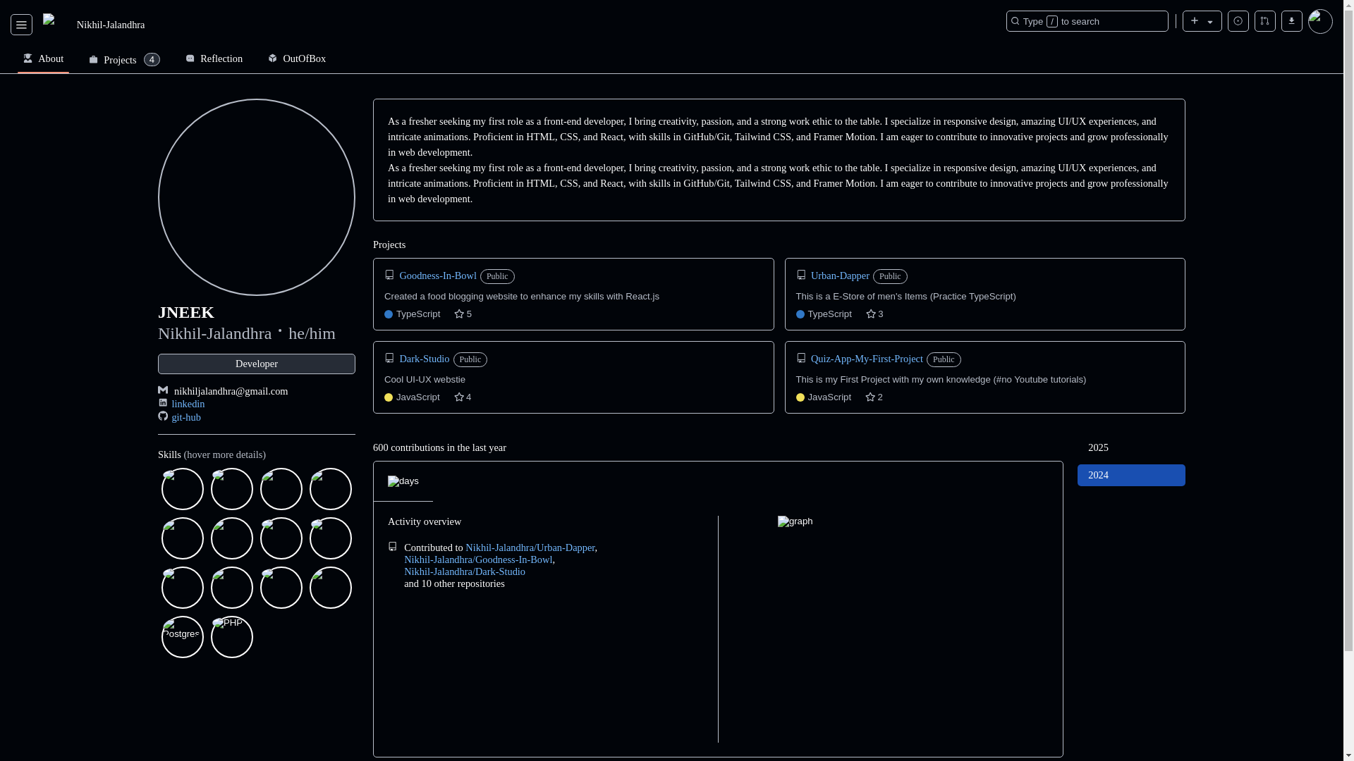 website screenshot of https://jneek.com/