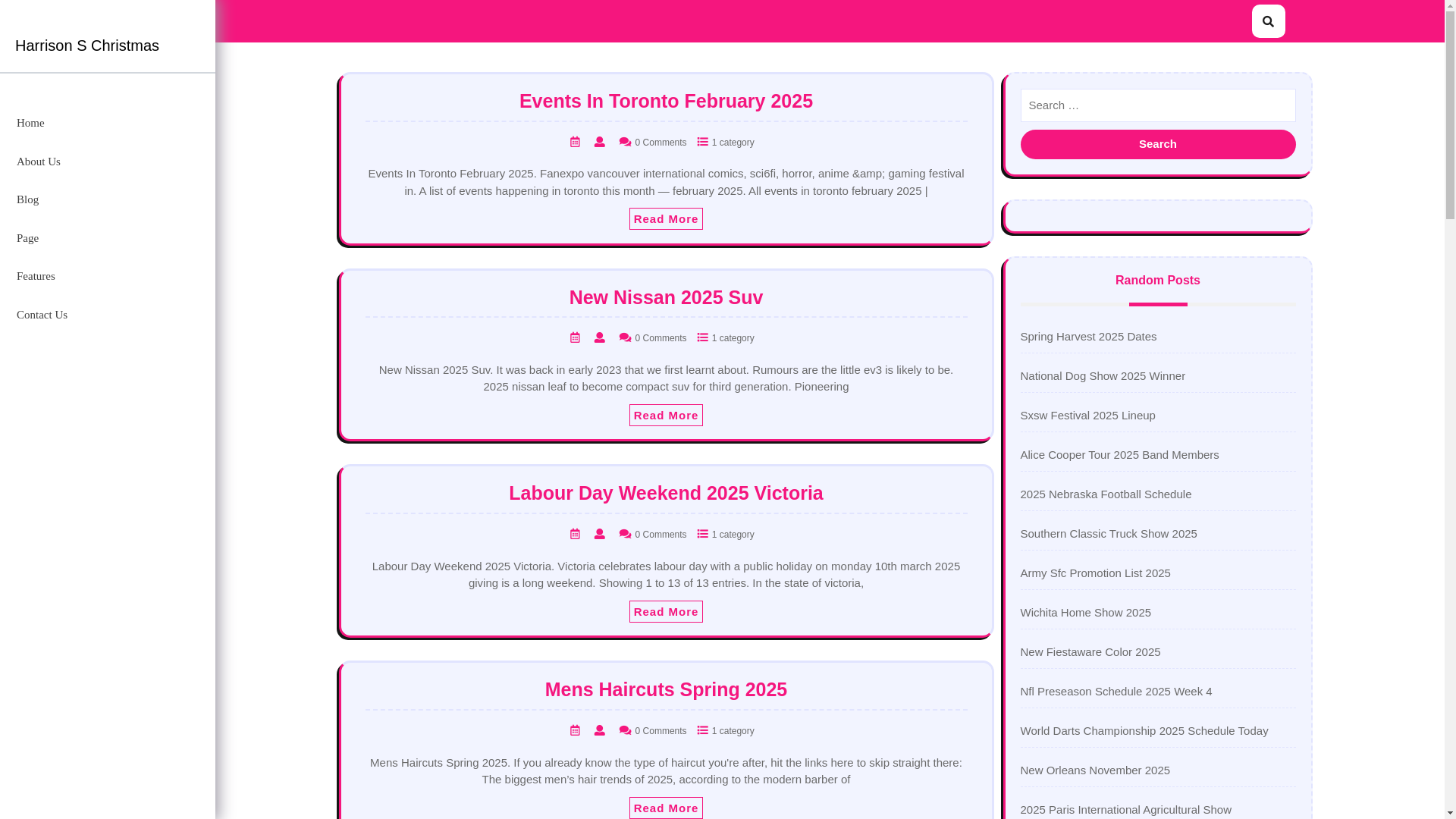 website screenshot of https://harrisonschristmas.pages.dev/