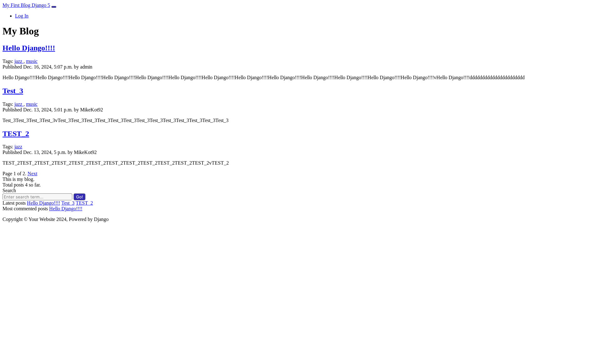 website screenshot of https://blog-django71.ru/