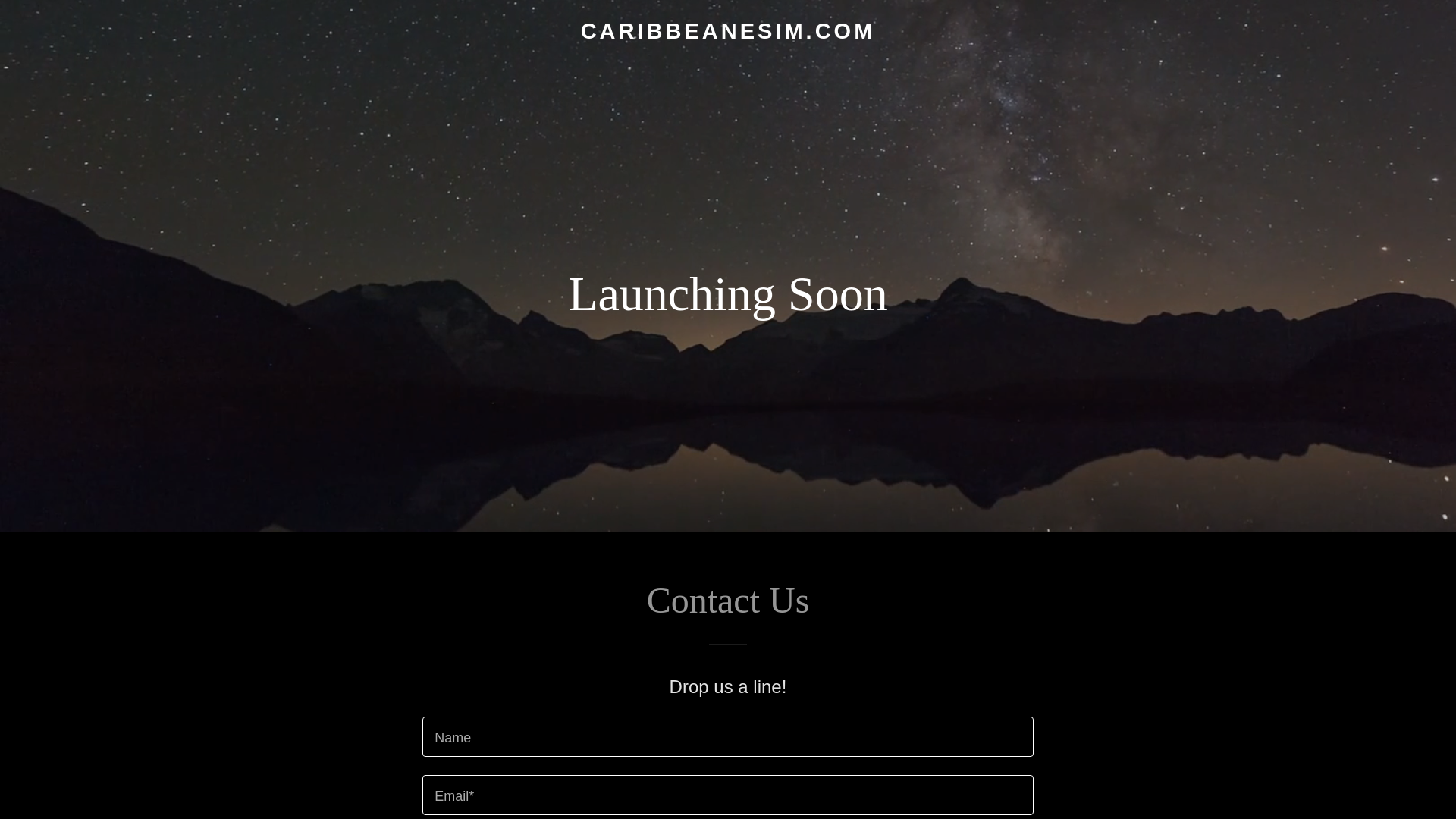 website screenshot of https://caribbeanesim.com/
