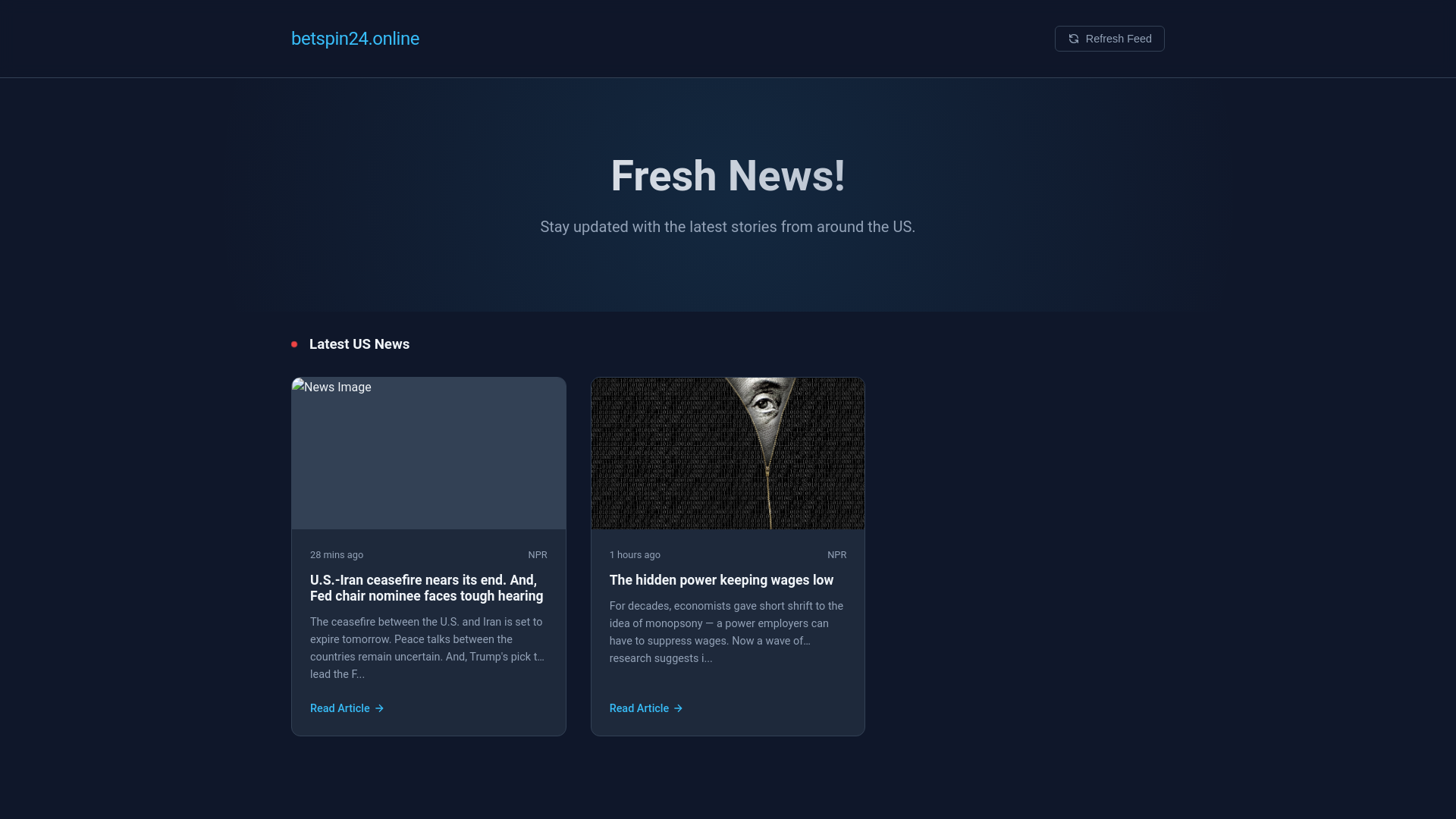 website screenshot of https://betspin24.online/