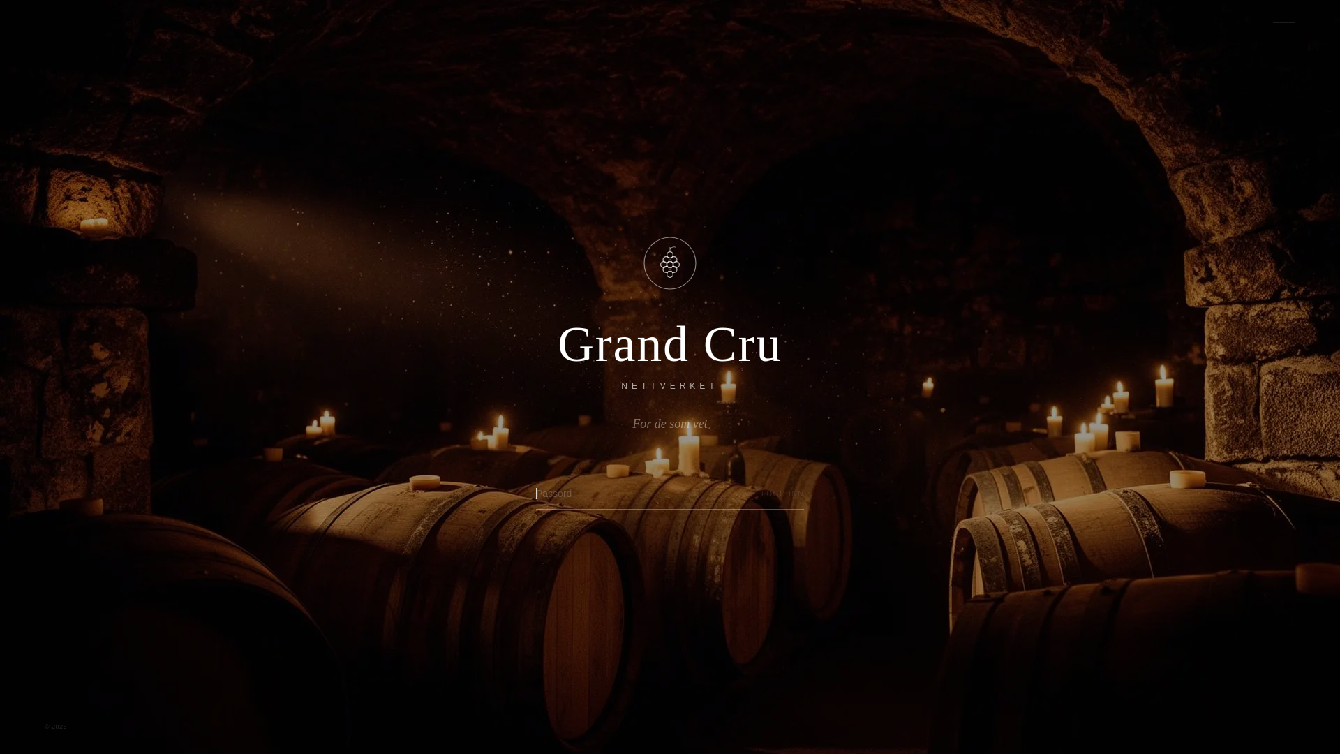 website screenshot of https://grandcrunettverket.no