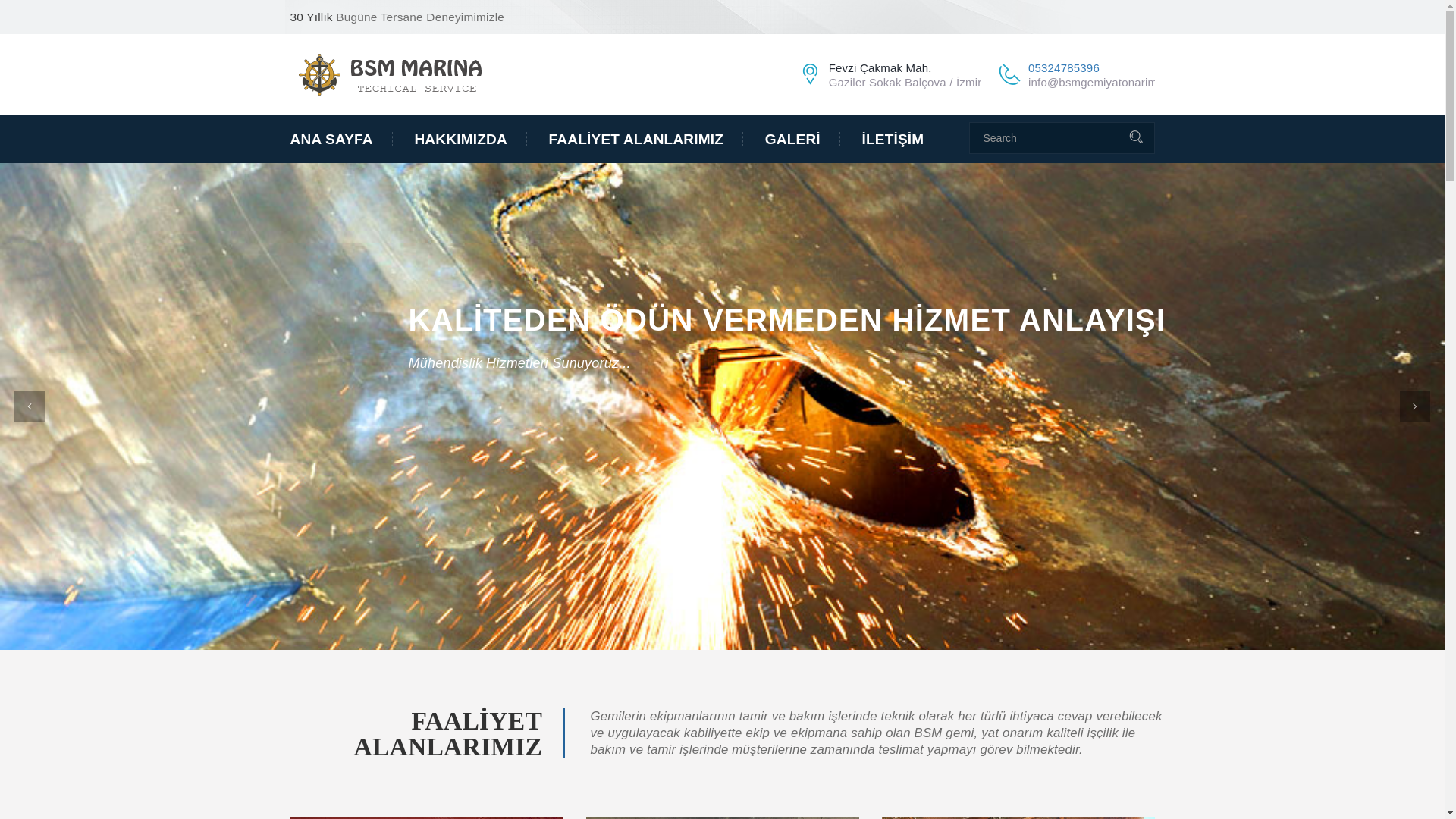 website screenshot of https://www.bsmgemiyatonarim.com.tr