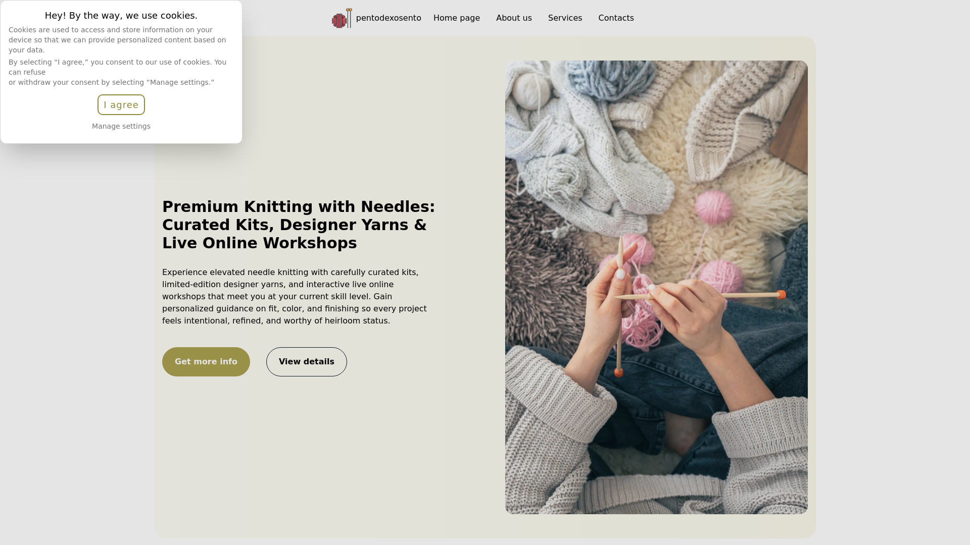 website screenshot of https://pentodexosento.digital/