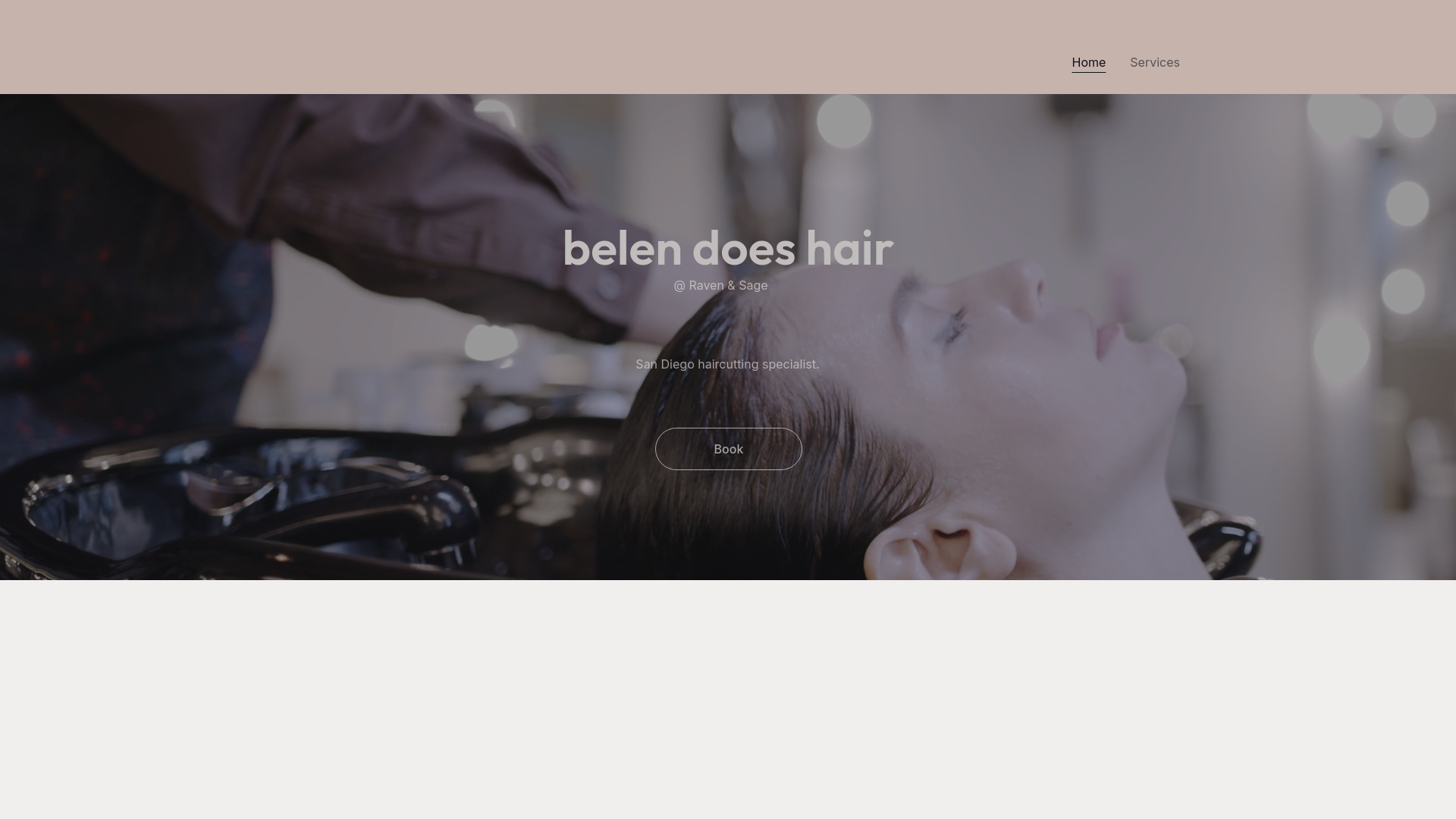 website screenshot of https://belendoeshair.com/