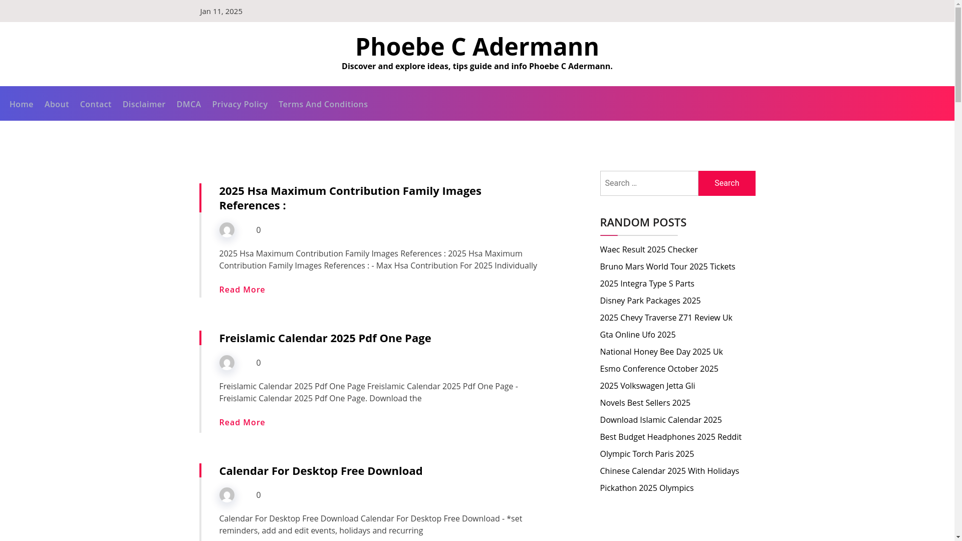 website screenshot of https://phoebecadermann.pages.dev/